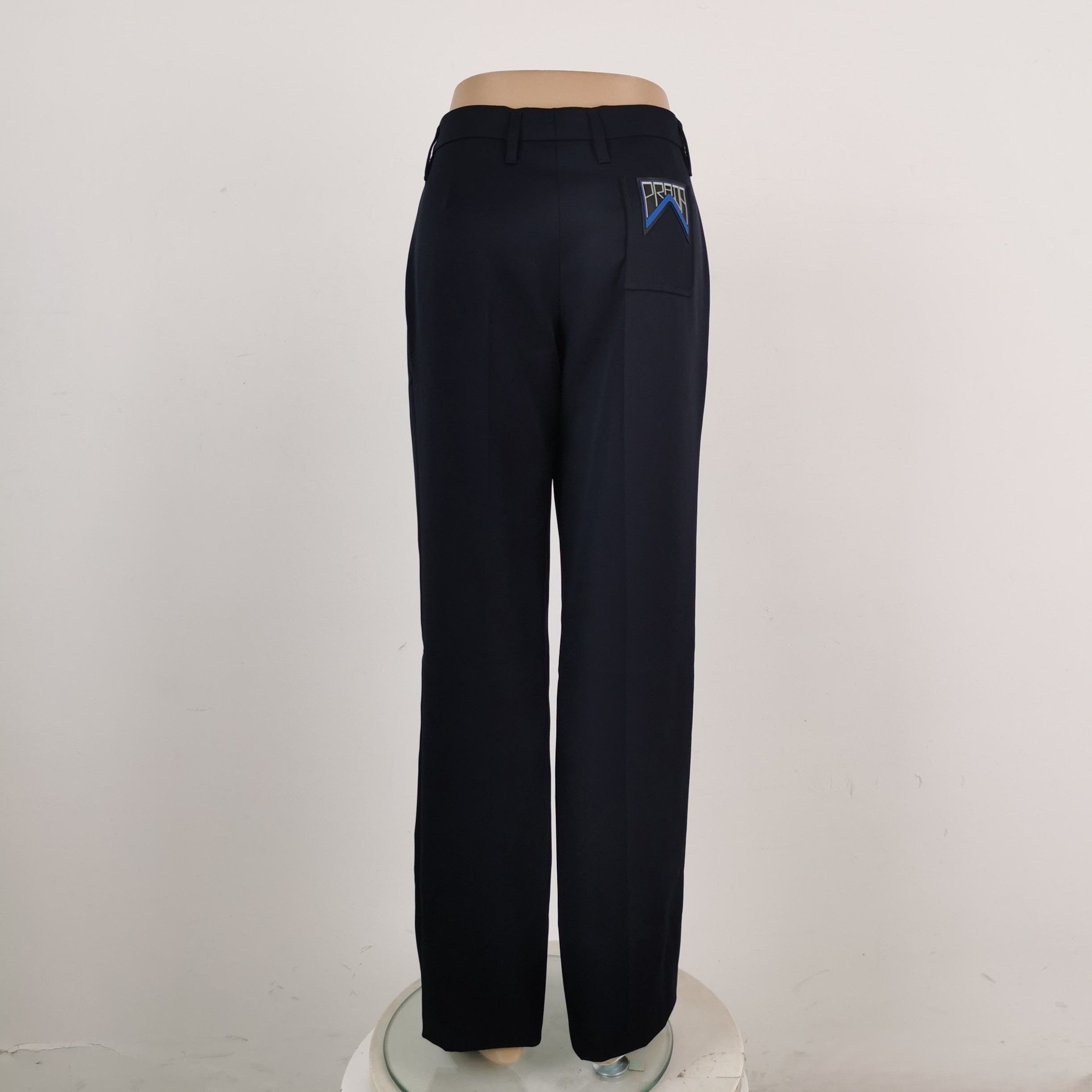 Prada Prada Cotton Logo Trousers in Size 40 0089 Size 40" / US 18 - 2 Thumbnail