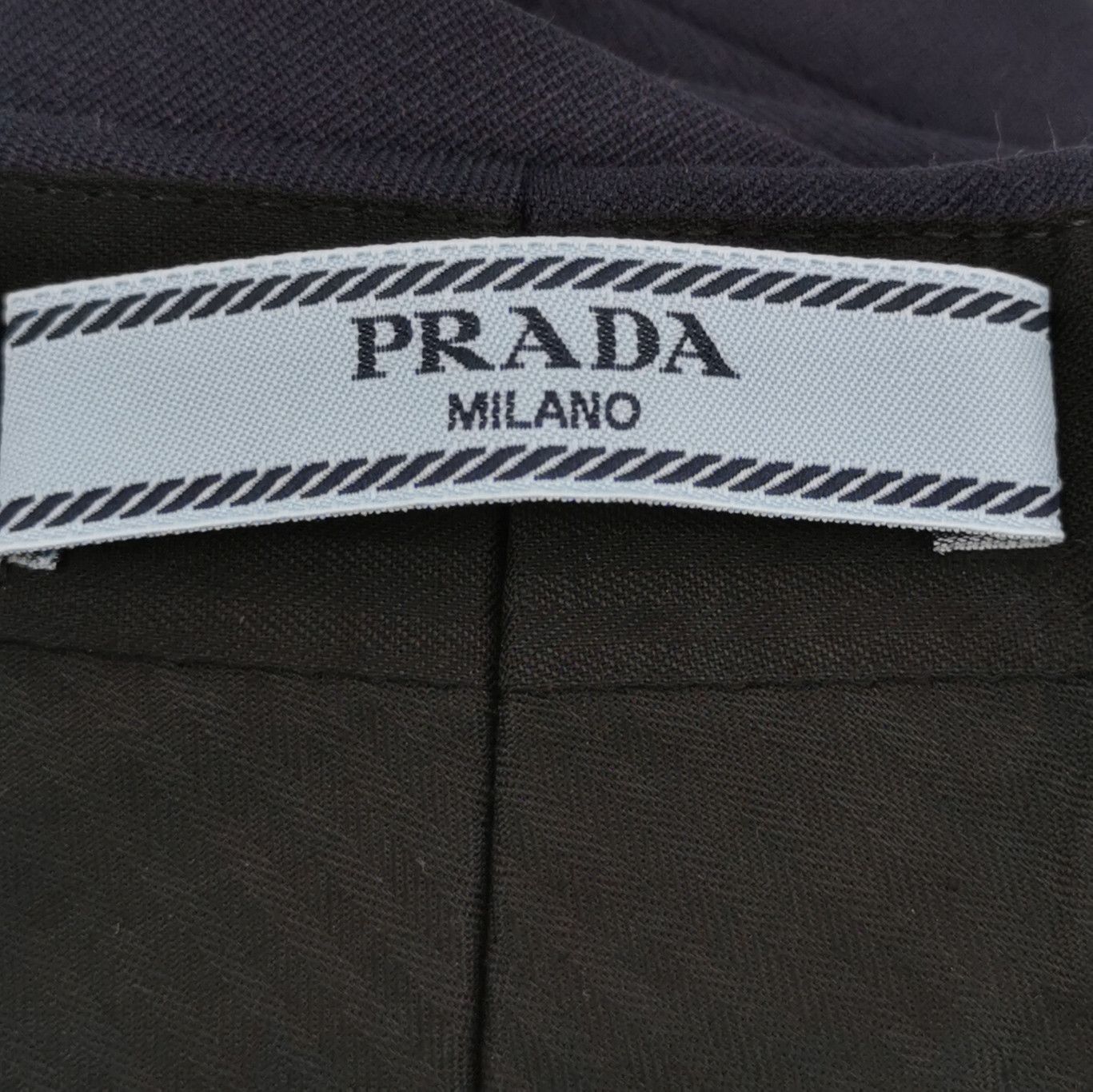 Prada Prada Cotton Logo Trousers in Size 40 0089 Size 40" / US 18 - 3 Thumbnail