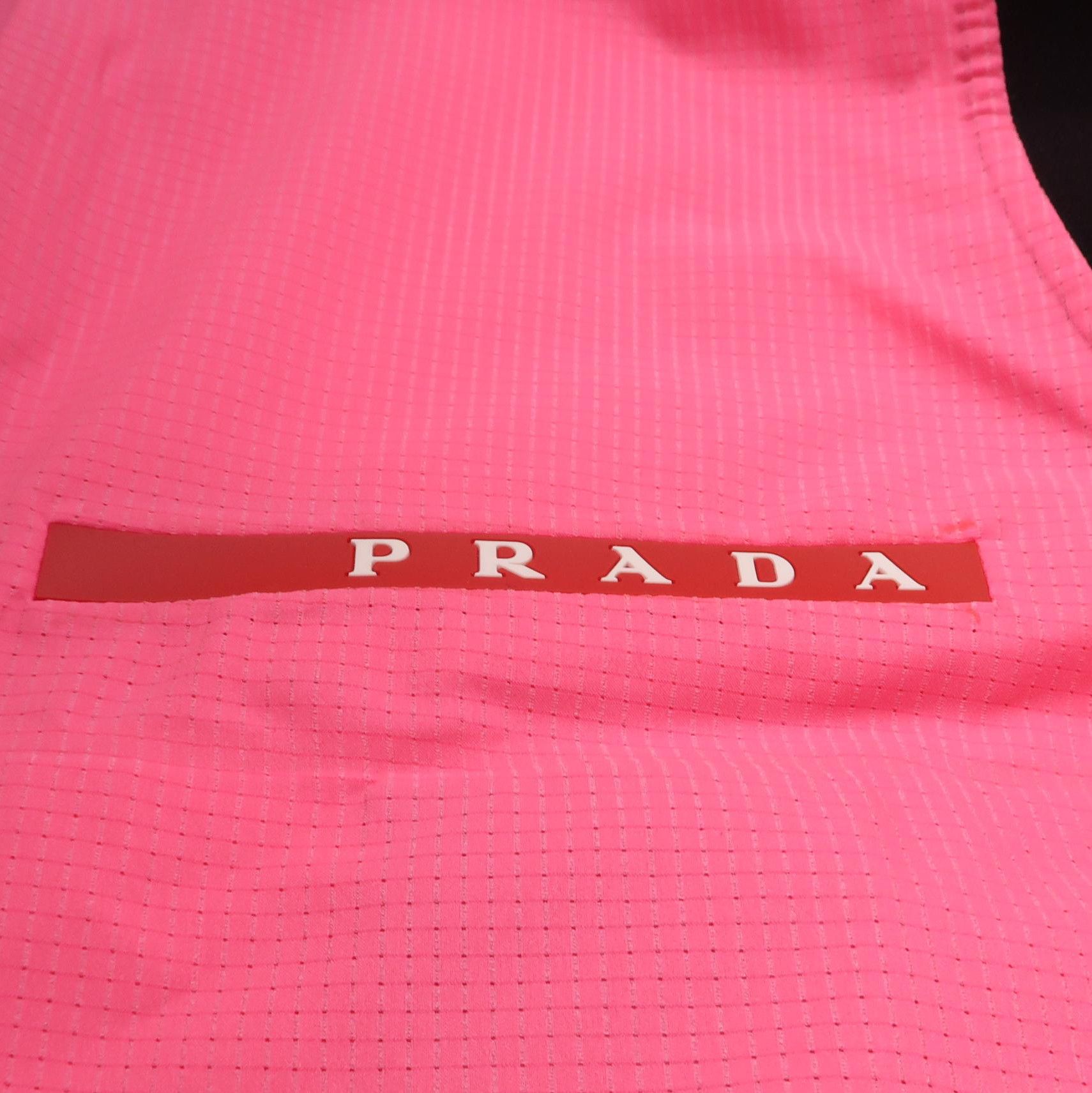 Prada Prada Colorblock Letter Logo Vest in Pink 0089 Size M / US 6-8 / IT 42-44 - 3 Thumbnail