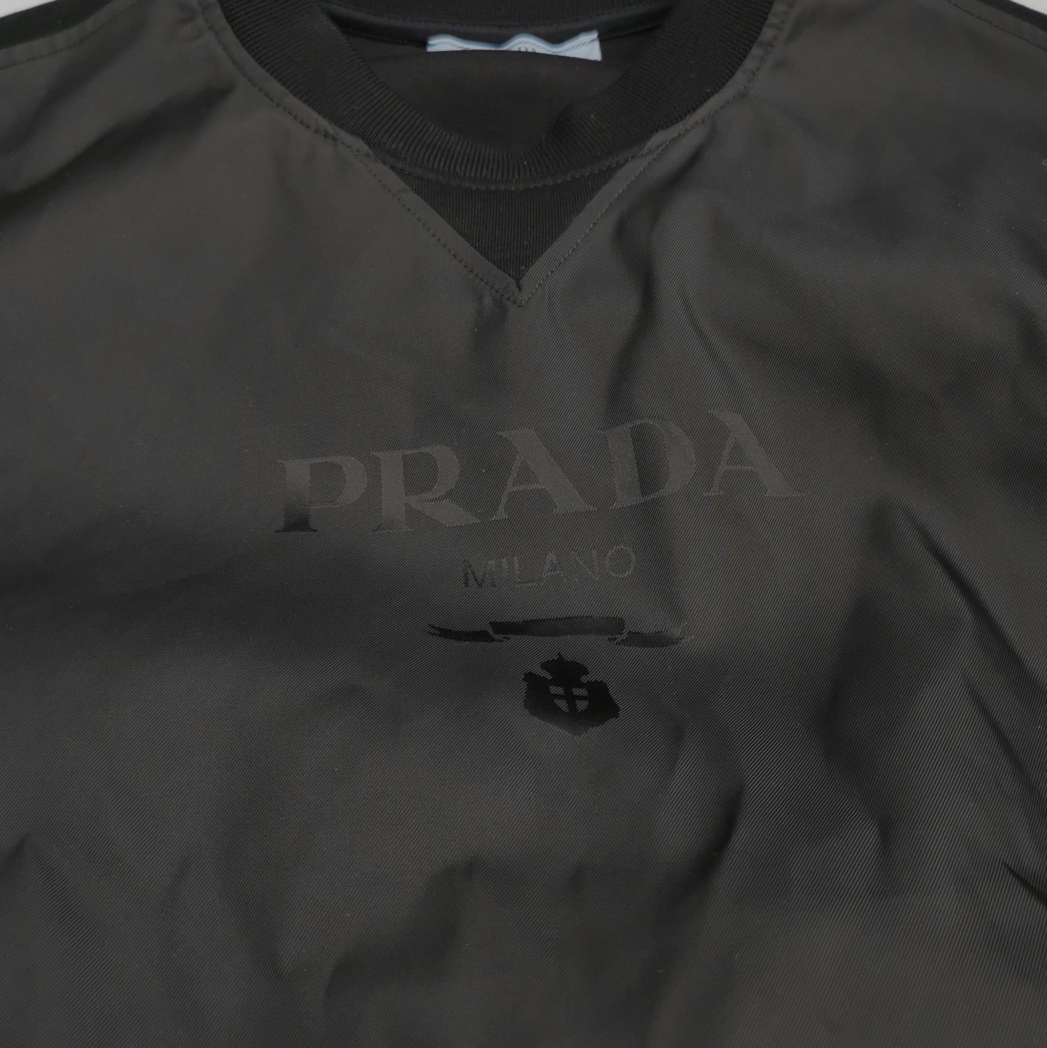 Prada Prada Logo Sweatshirt in Black for Women - dmc Size XS / US 0-2 / IT 36-38 - 3 Thumbnail