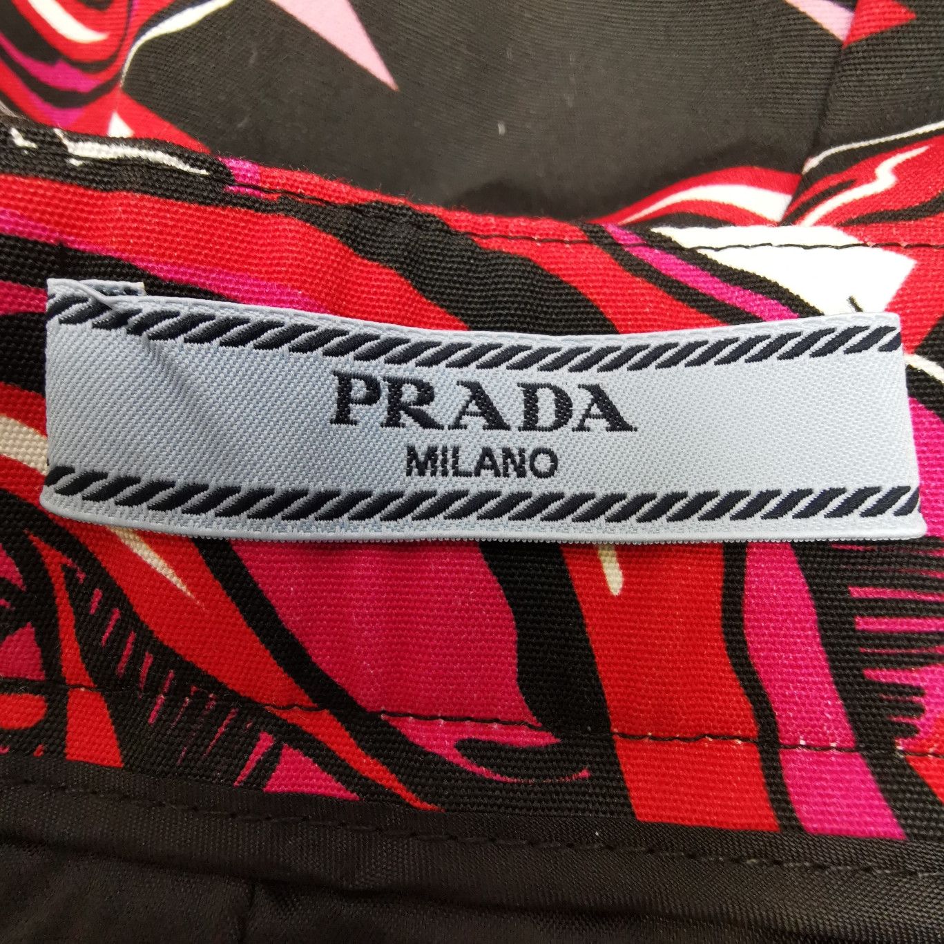 Prada Prada Floral Print Cotton Midi Skirt - dmc Size 40" / US 18 - 3 Thumbnail