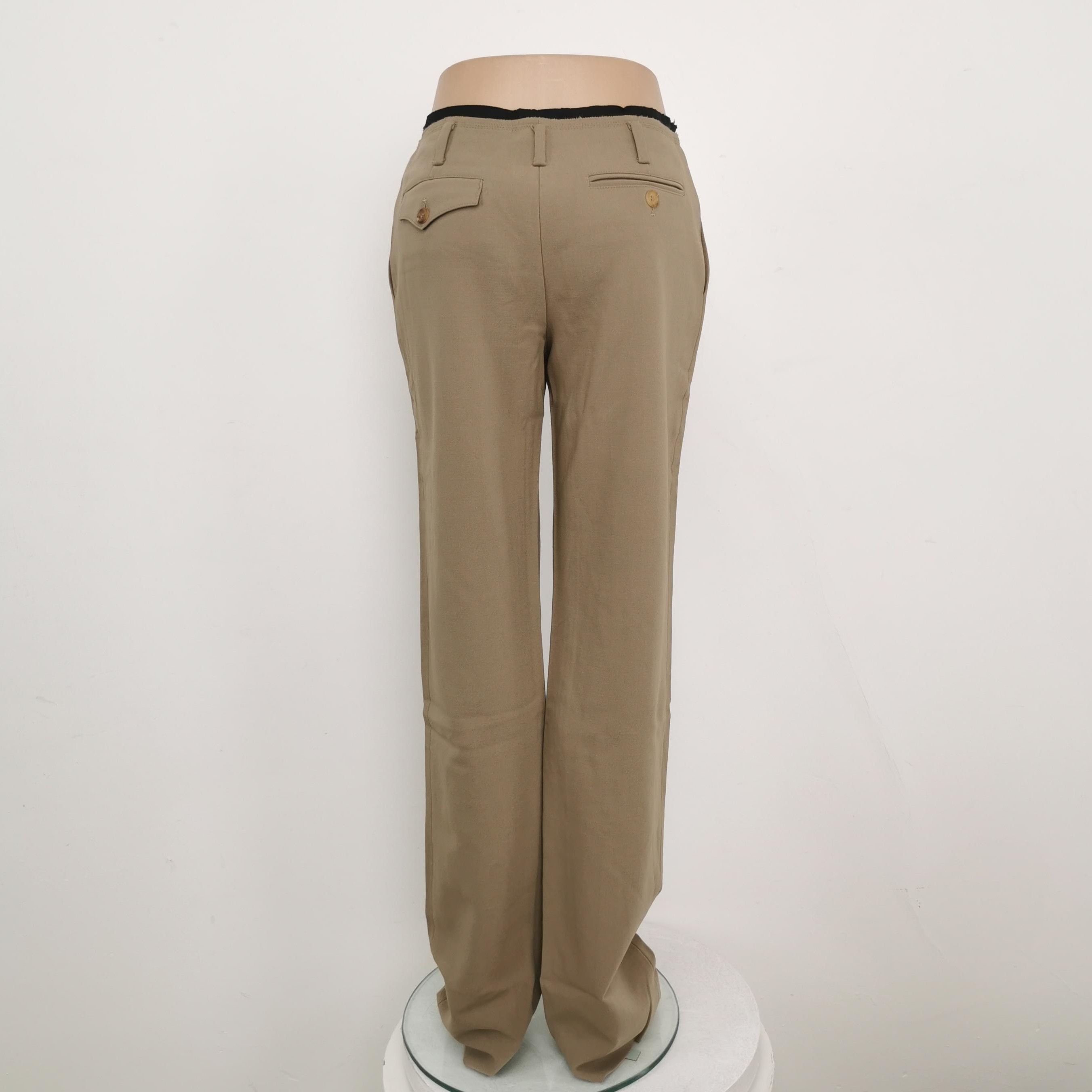 Prada Prada Colorblock Wool Blend Trousers Size 40 - dmc Size 40" / US 18 - 2 Thumbnail