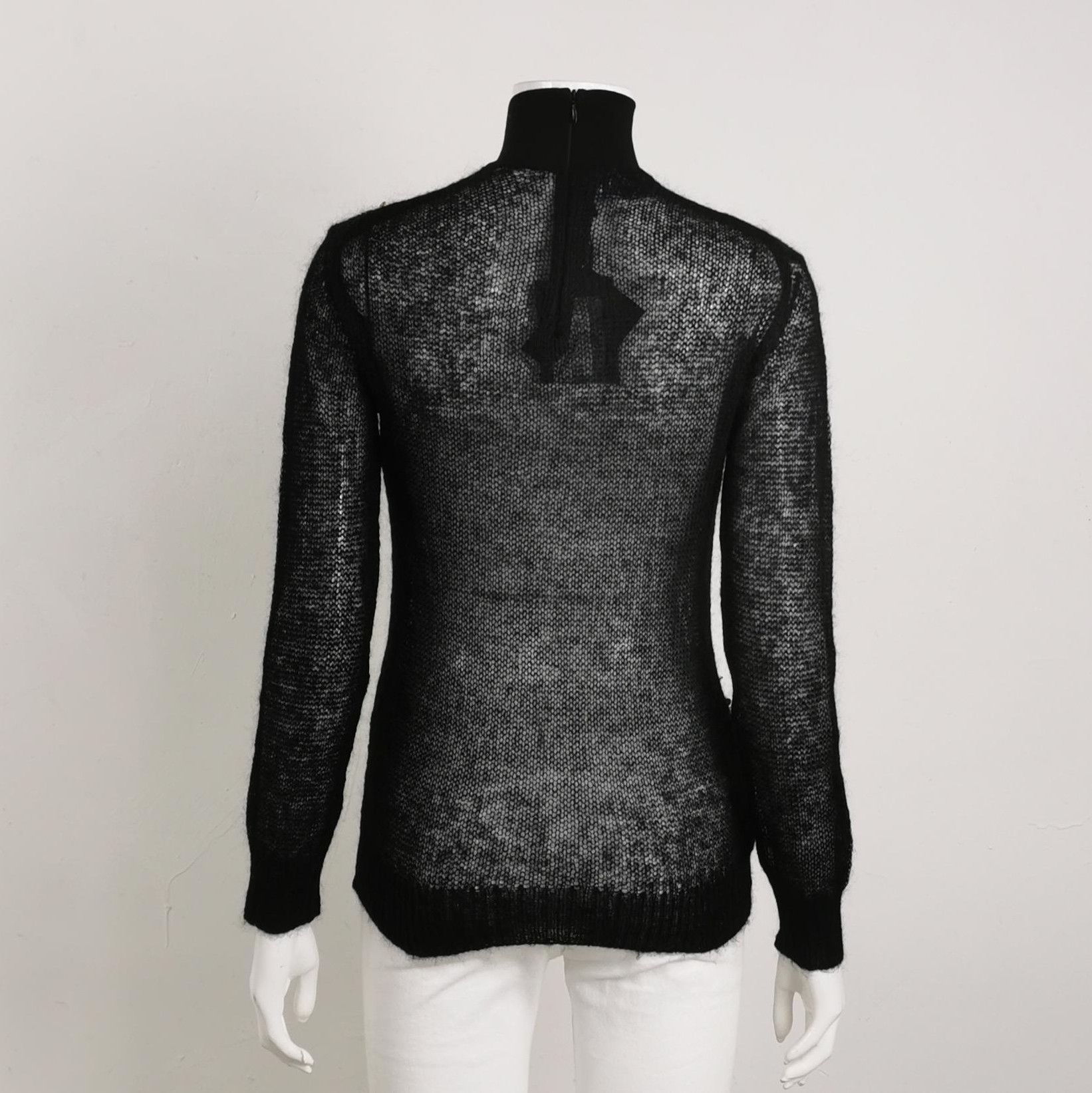 Prada Prada Wool Blend Knit Sweater with Sequins - dmc Size XXS / US 00 / IT 34 - 2 Thumbnail