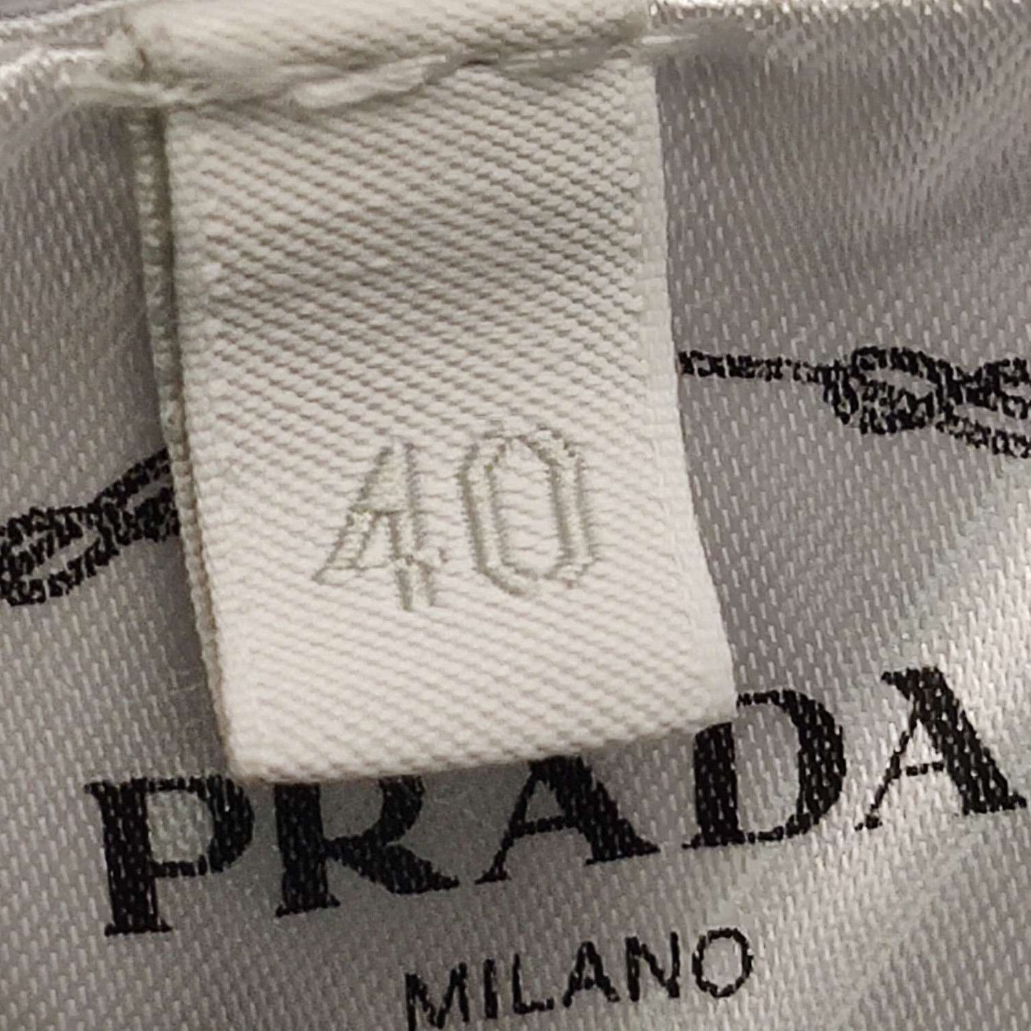 Prada Prada V-Neck Wool Cashmere Blend Sweater - dmc Size M / US 6-8 / IT 42-44 - 6 Thumbnail