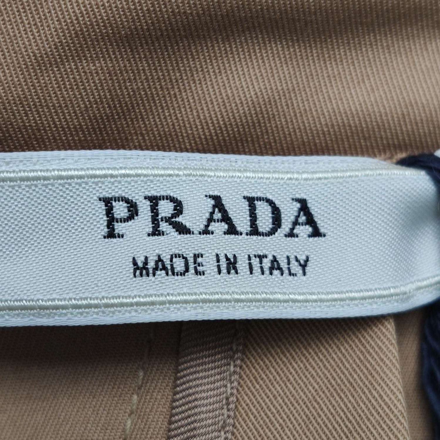 Prada Prada Cropped Double-Breasted Cotton Jacket - dmc Size S / US 4 / IT 40 - 4 Thumbnail