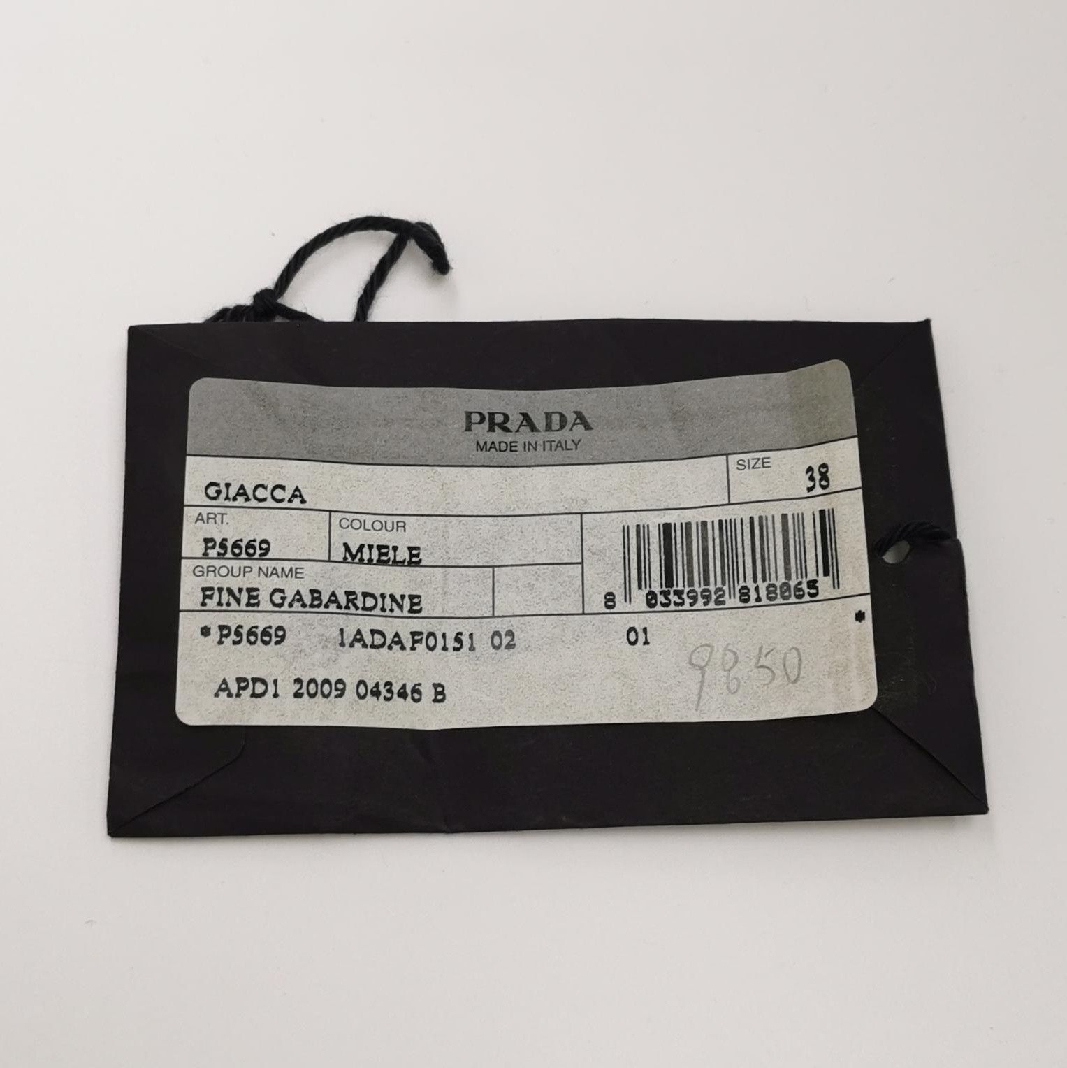 Prada Prada Cropped Double-Breasted Cotton Jacket - dmc Size S / US 4 / IT 40 - 3 Thumbnail