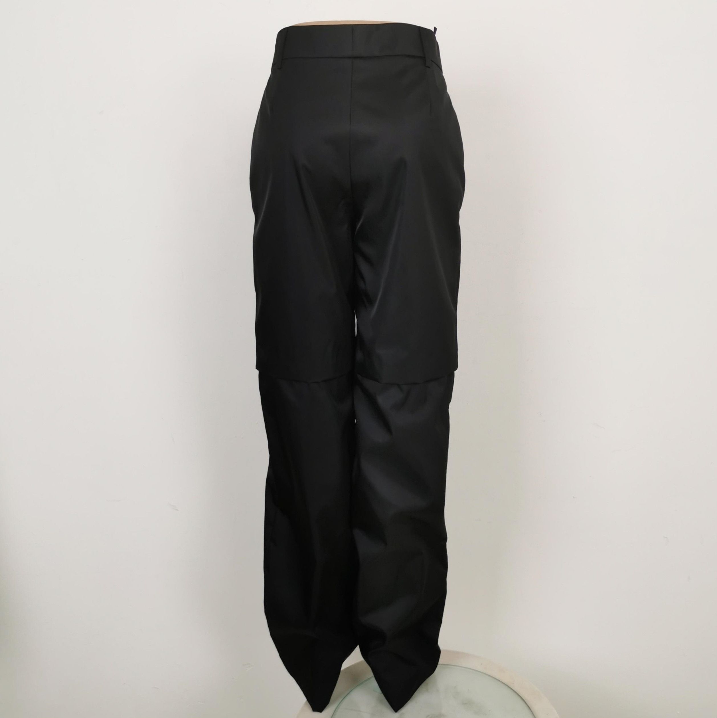 Prada Prada Solid Black Pants in Size 38 - dmc Size 38" / US 16 / IT 52 - 2 Thumbnail