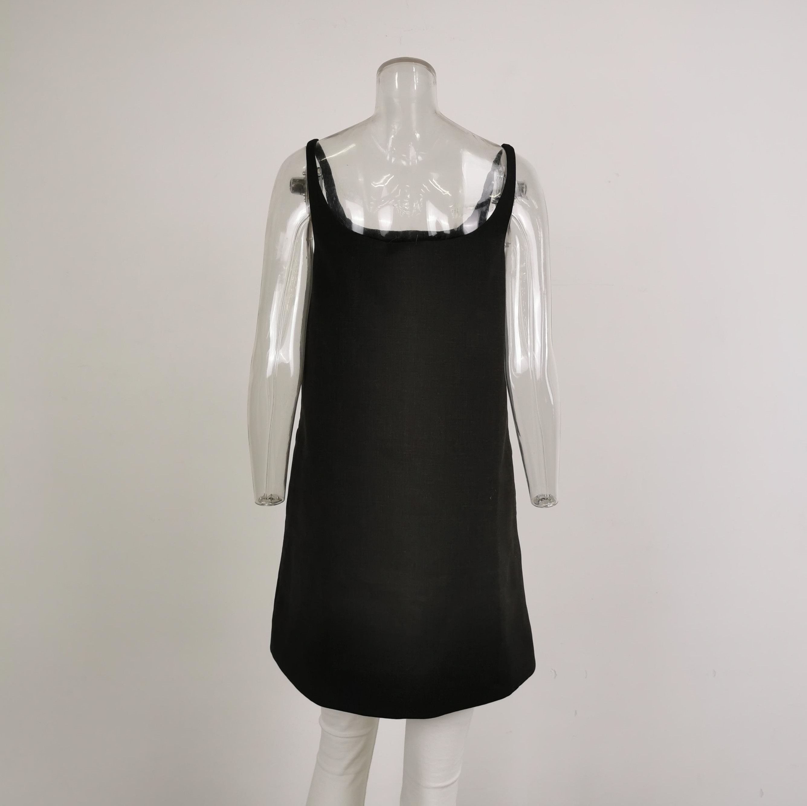 Prada Prada Wool Slip Dress in Black - dmc Size XS / US 0-2 / IT 36-38 - 3 Thumbnail