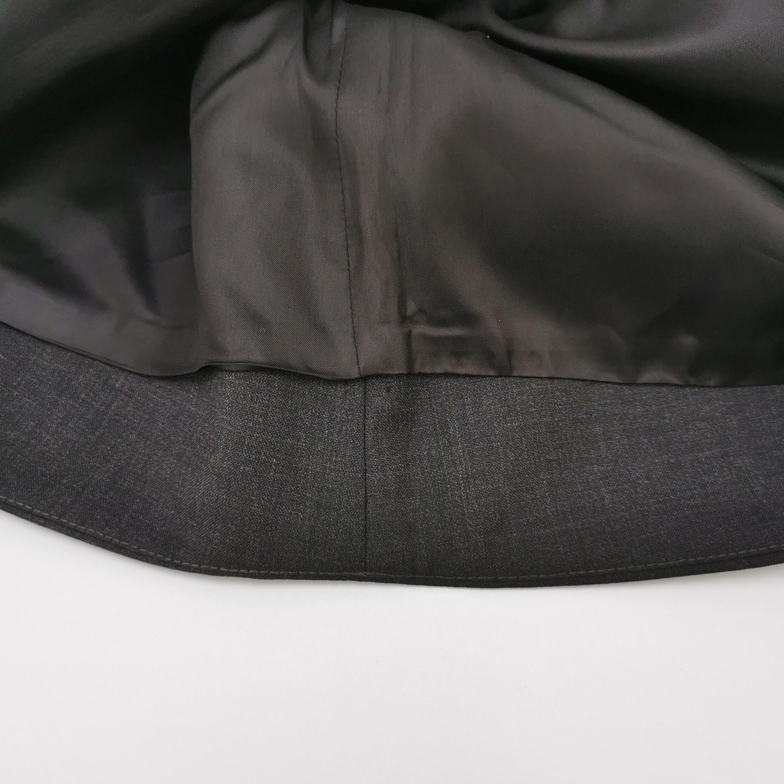 Prada Prada Wool Slip Dress in Black - dmc Size XS / US 0-2 / IT 36-38 - 4 Thumbnail