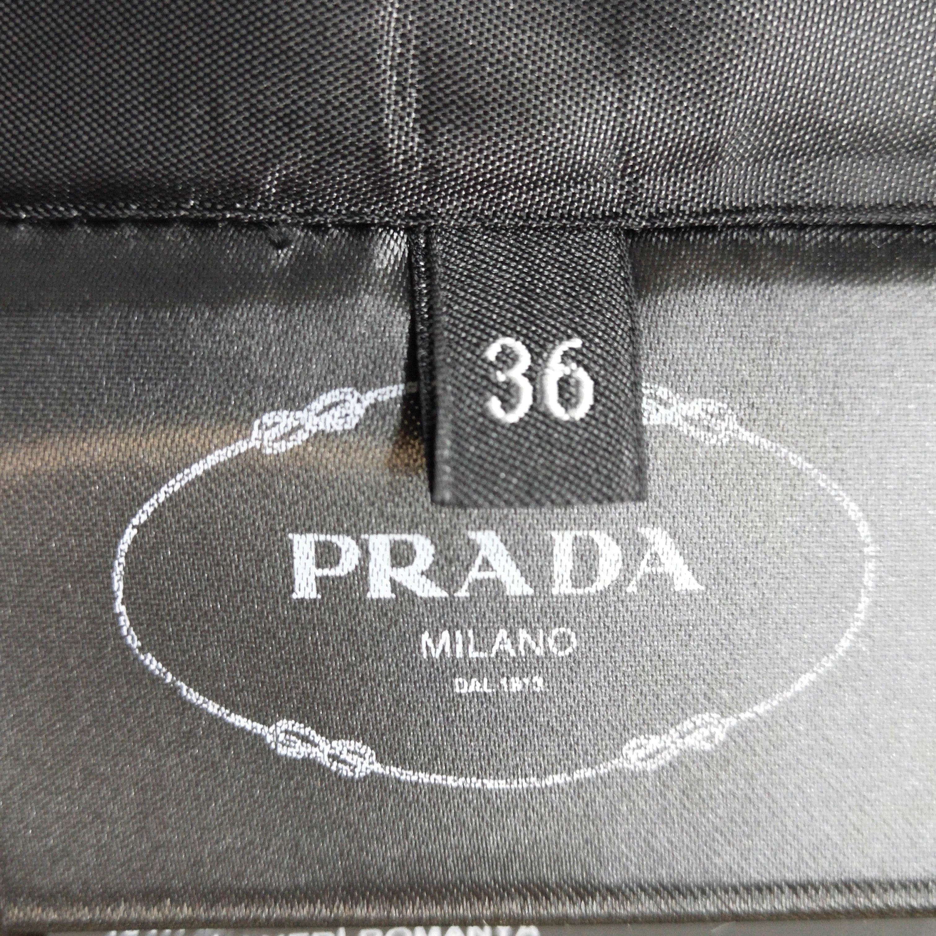 Prada Prada Wool Slip Dress in Black - dmc Size XS / US 0-2 / IT 36-38 - 8 Thumbnail