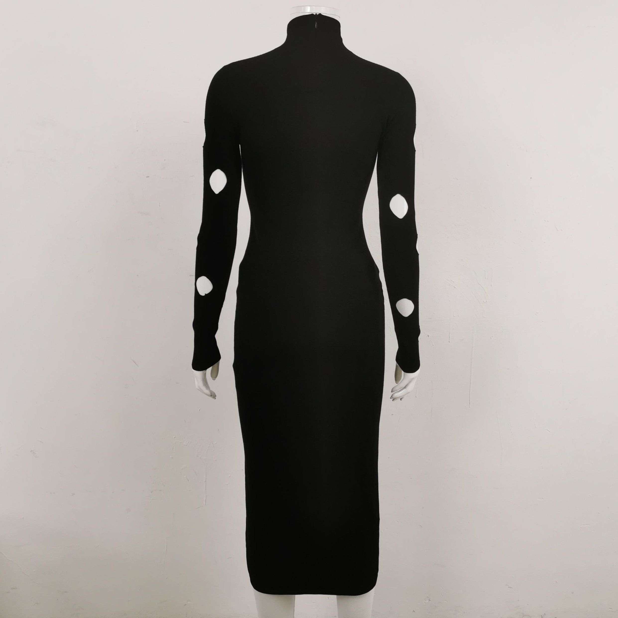 Prada Prada Logo High Neck Dress - Size 38 - dmc Size S / US 4 / IT 40 - 2 Thumbnail