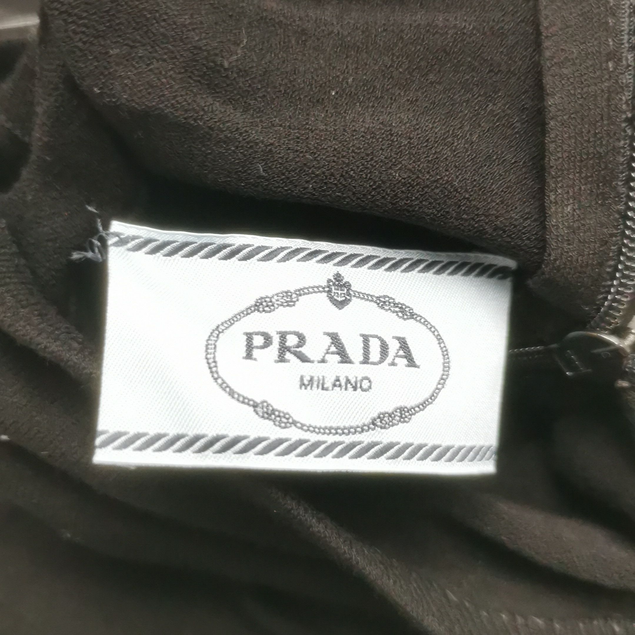 Prada Prada Logo High Neck Dress - Size 38 - dmc Size S / US 4 / IT 40 - 10 Thumbnail