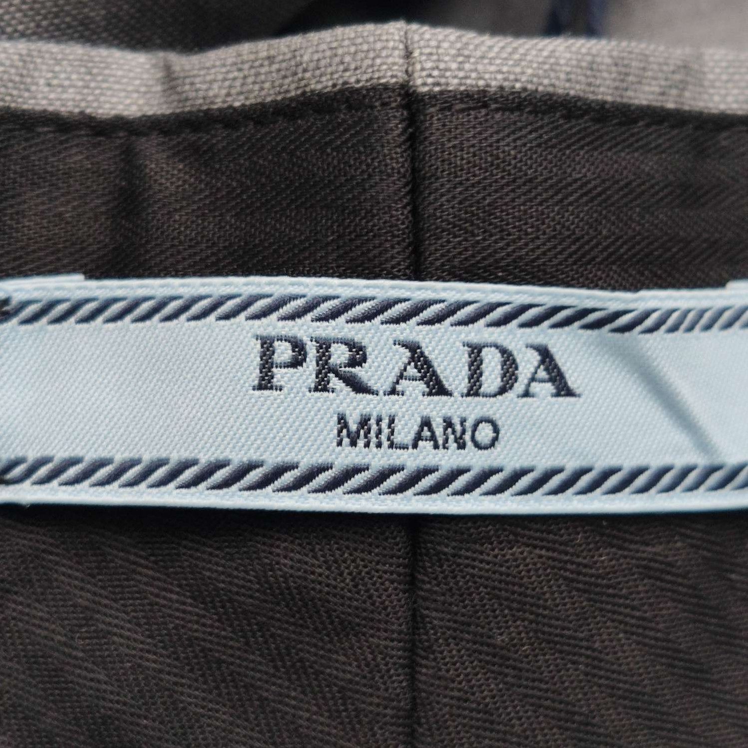Prada Prada Gray Wool Blend Long Pants - dmc Size 22" - 6 Thumbnail