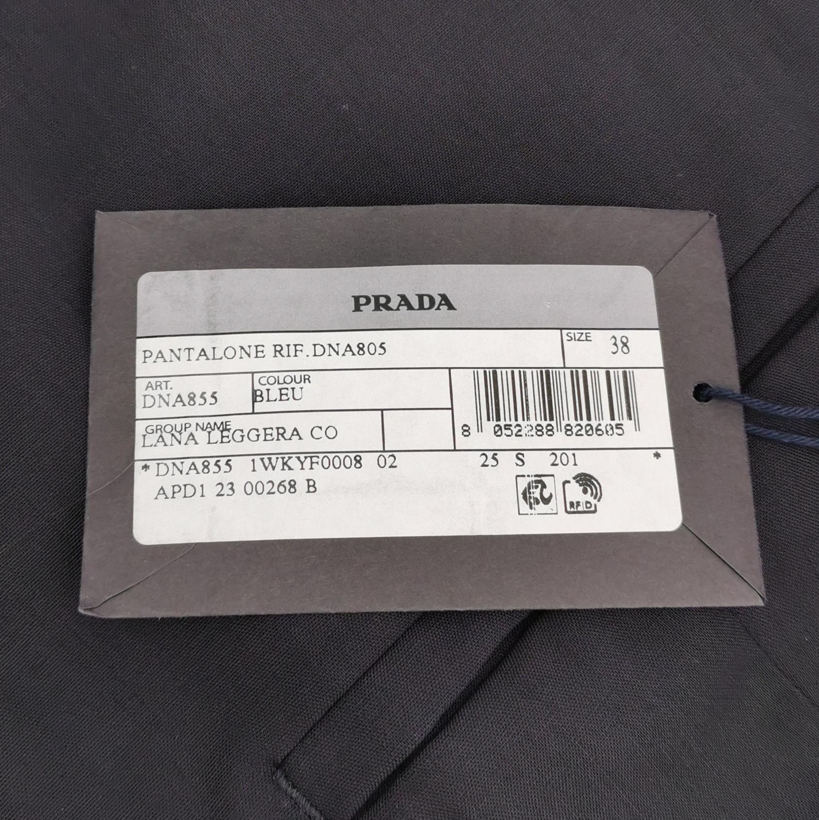 Prada Prada Wool Solid Color Trousers in Size 38 - dmc Size 38" / US 16 / IT 52 - 5 Thumbnail