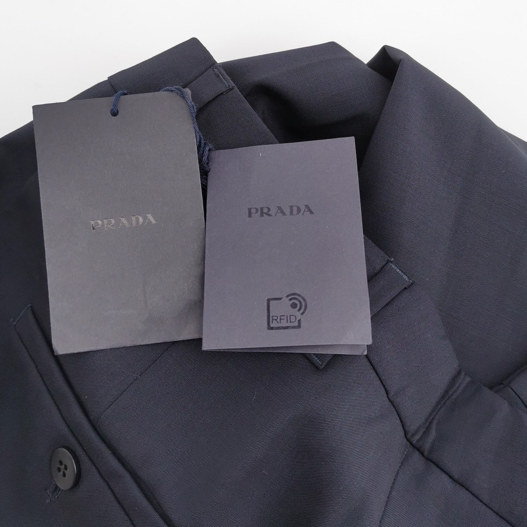 Prada Prada Wool Solid Color Trousers in Size 38 - dmc Size 38" / US 16 / IT 52 - 4 Thumbnail