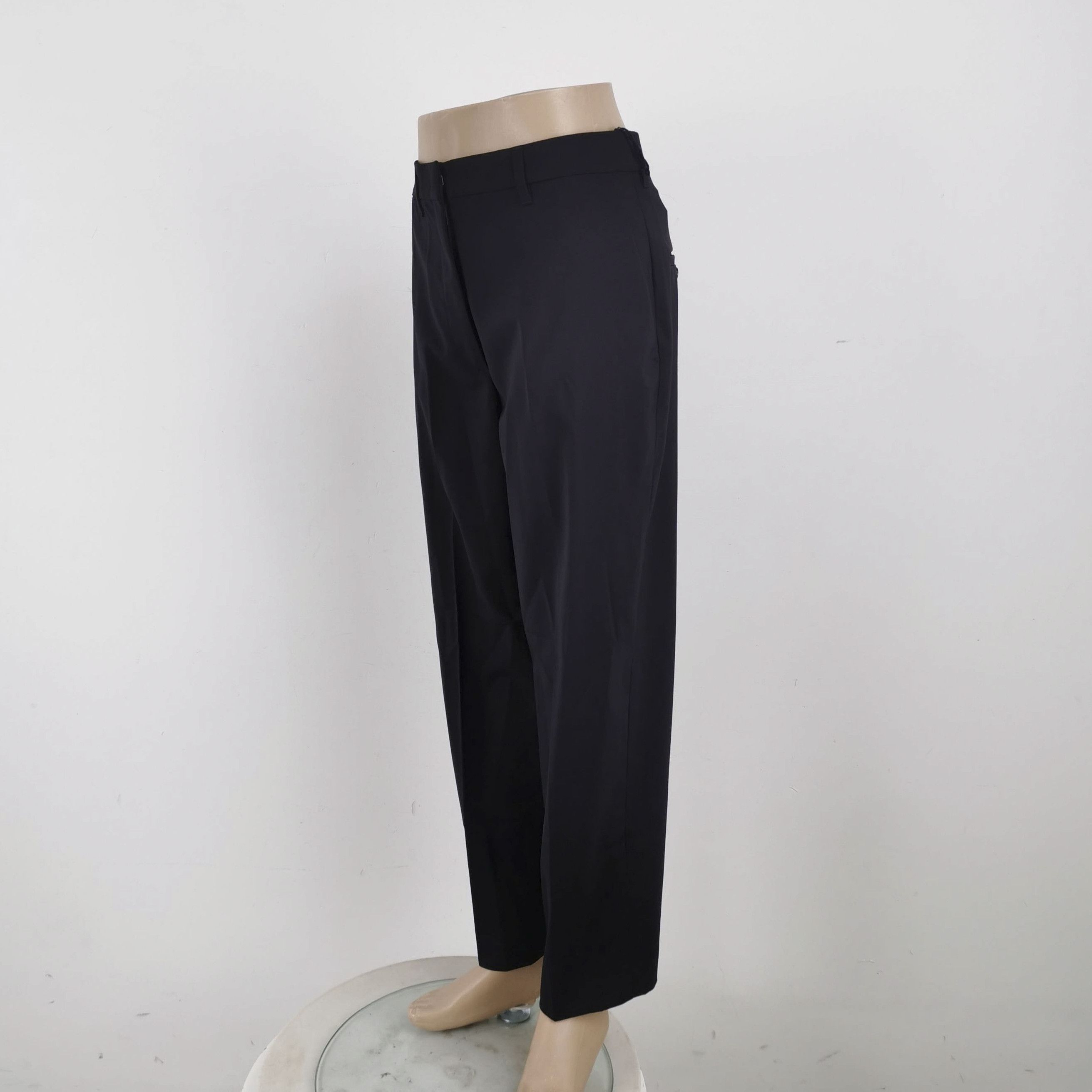 Prada Prada Wool Solid Color Trousers in Size 38 - dmc Size 38" / US 16 / IT 52 - 2 Thumbnail