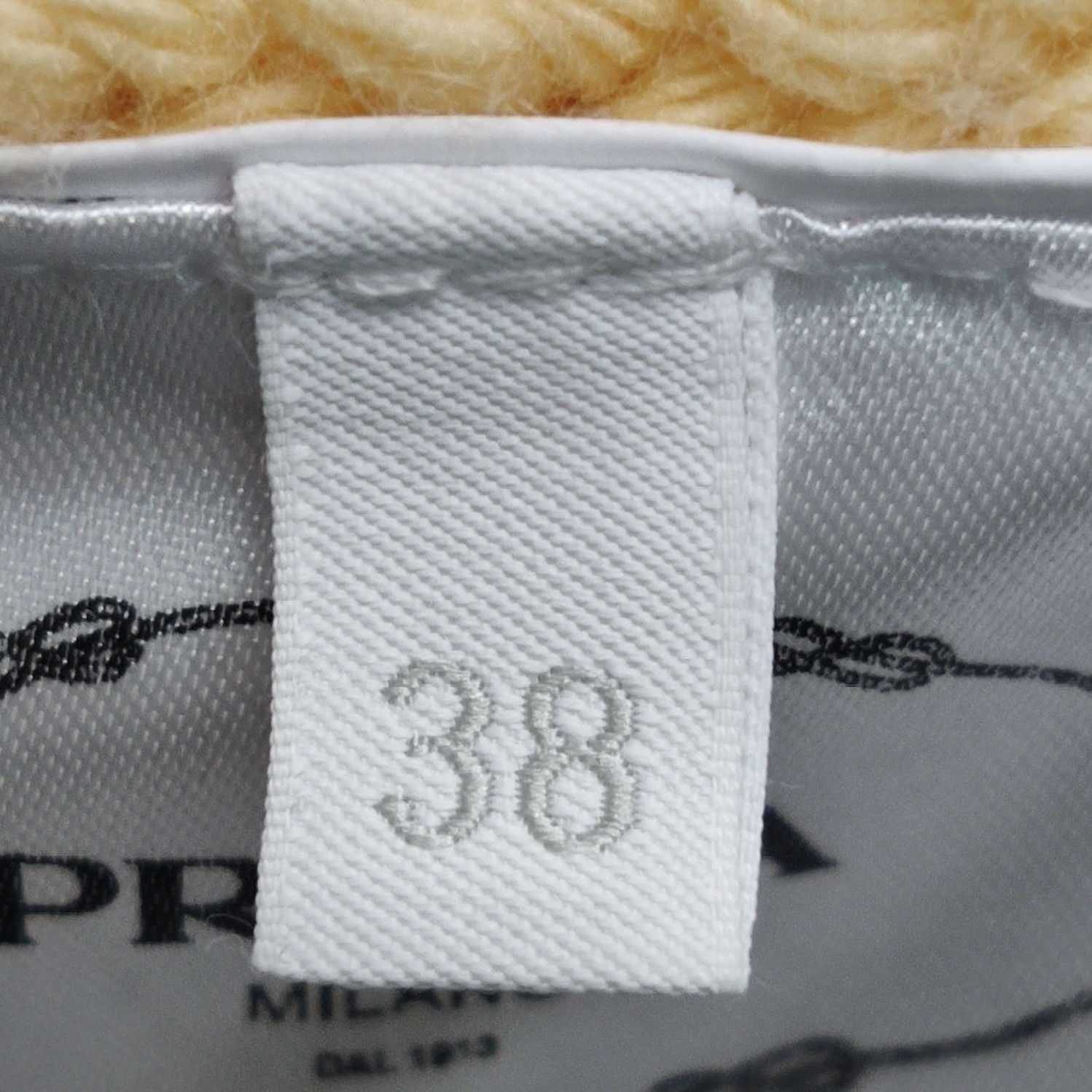 Prada Prada Yellow V-Neck Long Sleeve Sweater Size 38 - dmc Size S / US 4 / IT 40 - 6 Thumbnail
