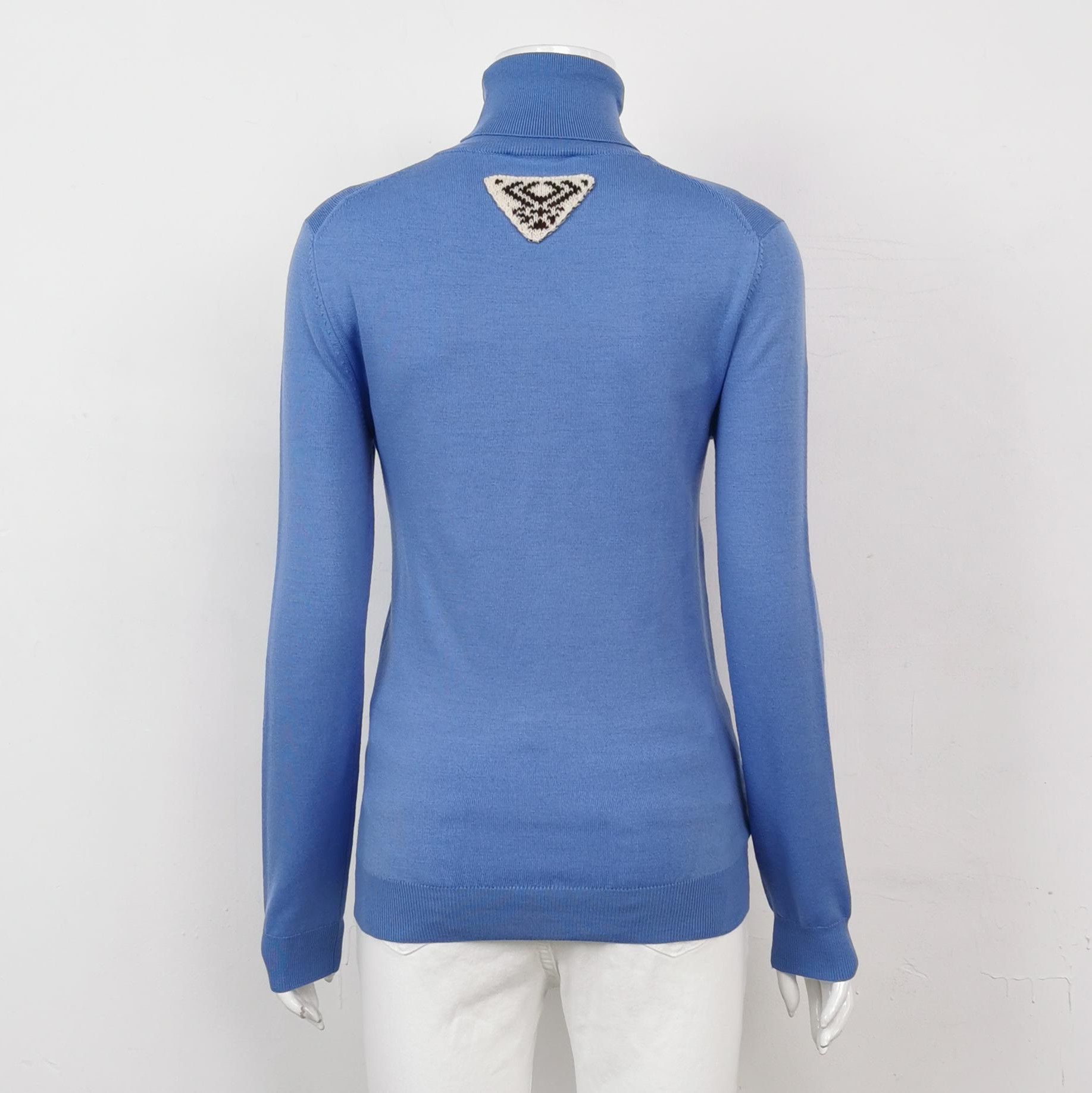 Prada Prada Wool Blend Turtleneck Long Sleeve Sweater - dmc Size S / US 4 / IT 40 - 2 Thumbnail