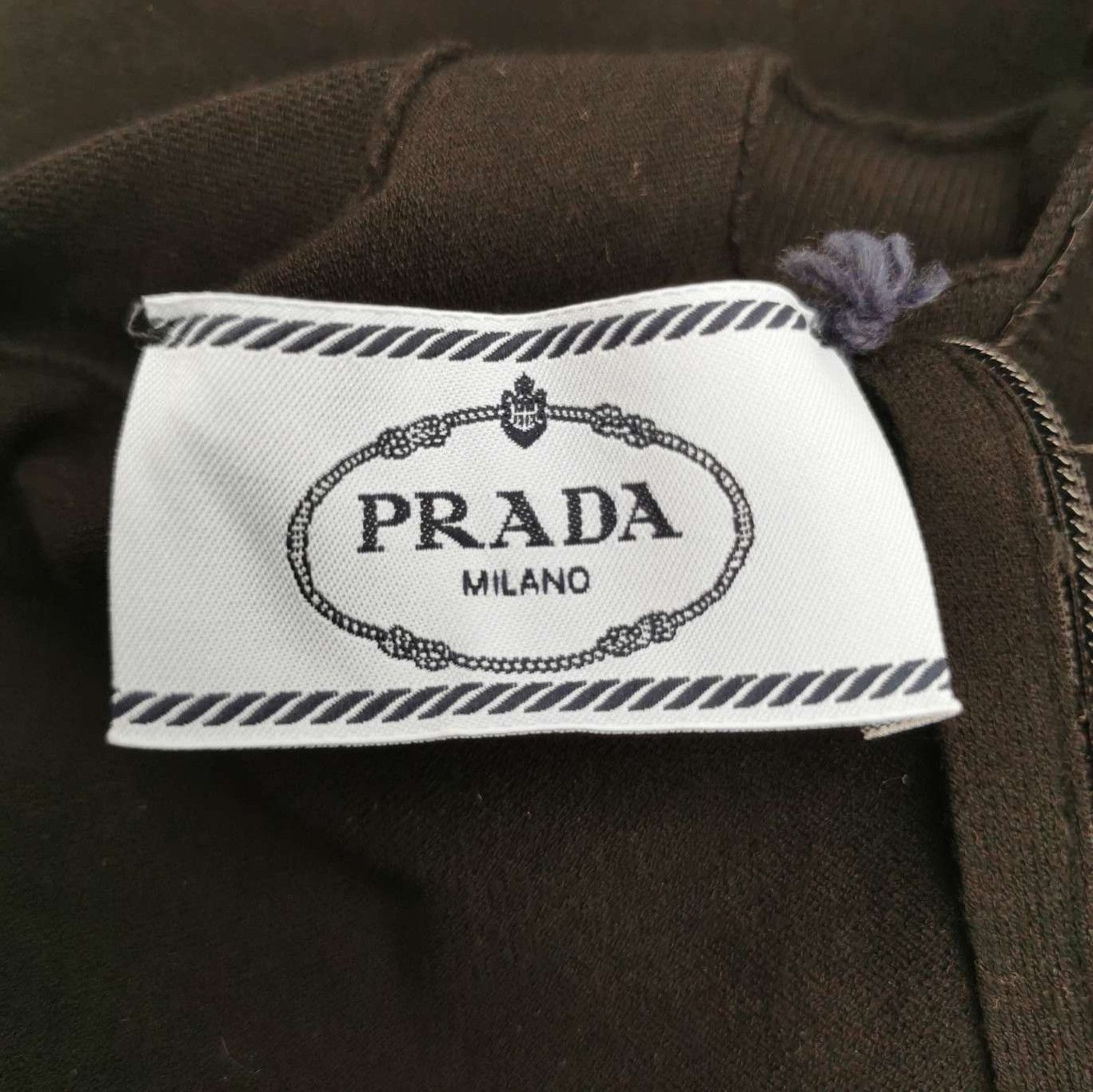 Prada Prada High Neck Hole Detail Long Sleeve Dress - dmc Size S / US 4 / IT 40 - 5 Thumbnail
