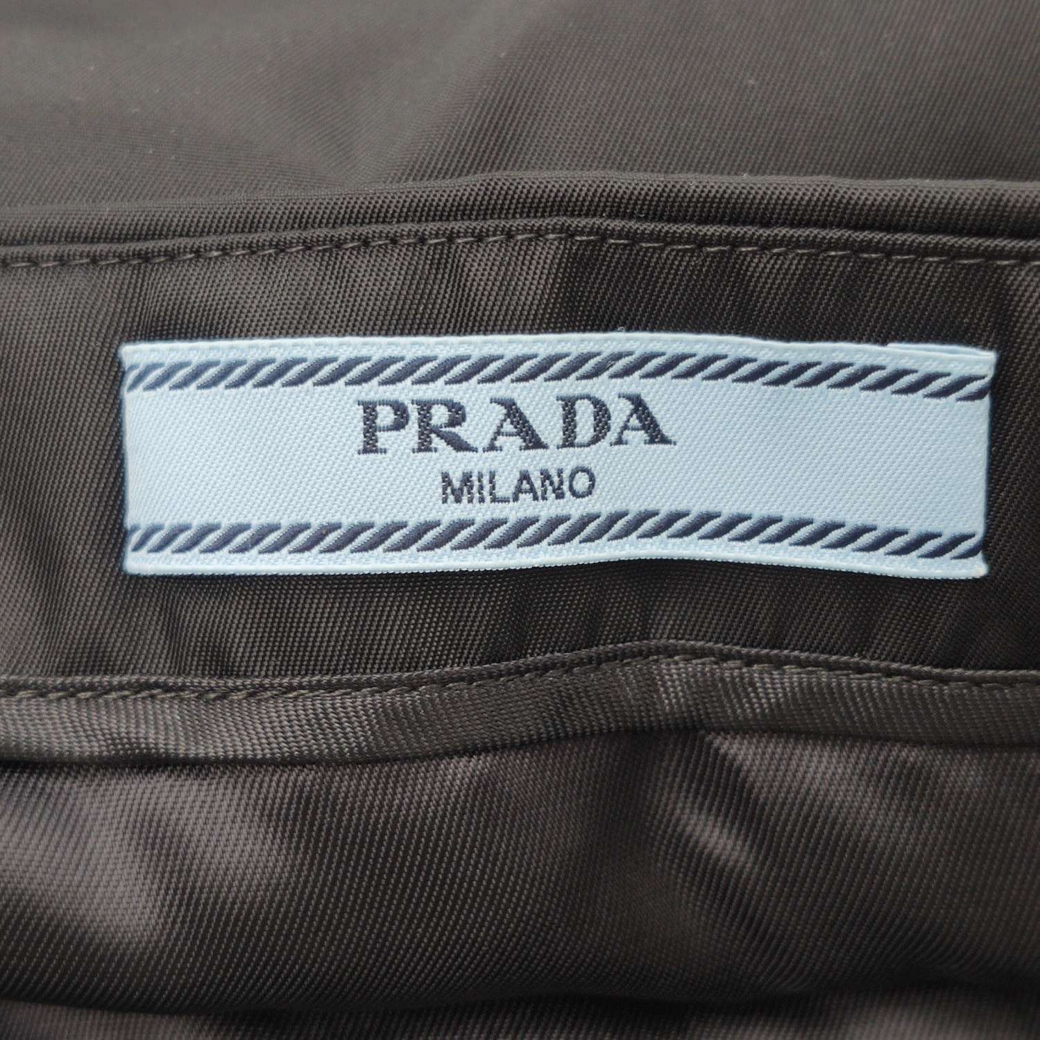 Prada Prada Solid Black Skirt Size 36 - dmc Size 22" - 6 Thumbnail