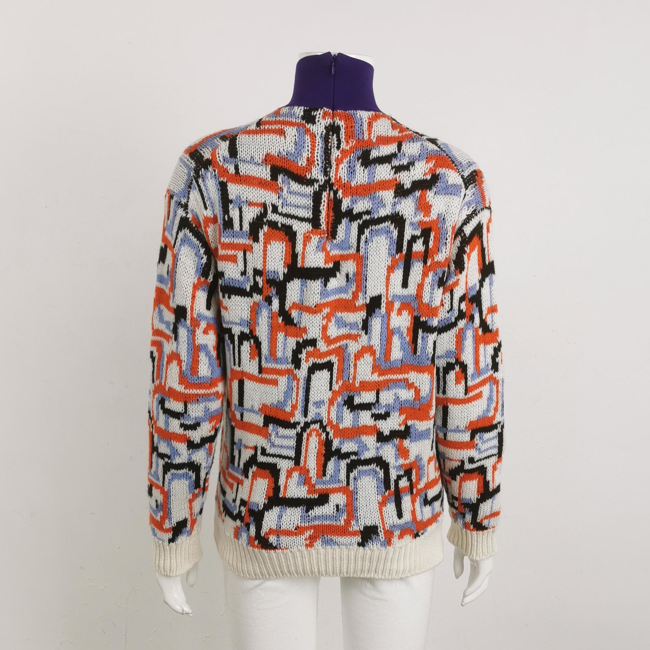 Prada Prada Color Block Wool-Cashmere Turtleneck Sweater - dmc Size M / US 6-8 / IT 42-44 - 2 Thumbnail