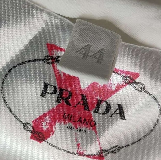 Prada Prada Classic Cotton Dress in White - dmc Size L / US 10 / IT 46 - 9 Thumbnail