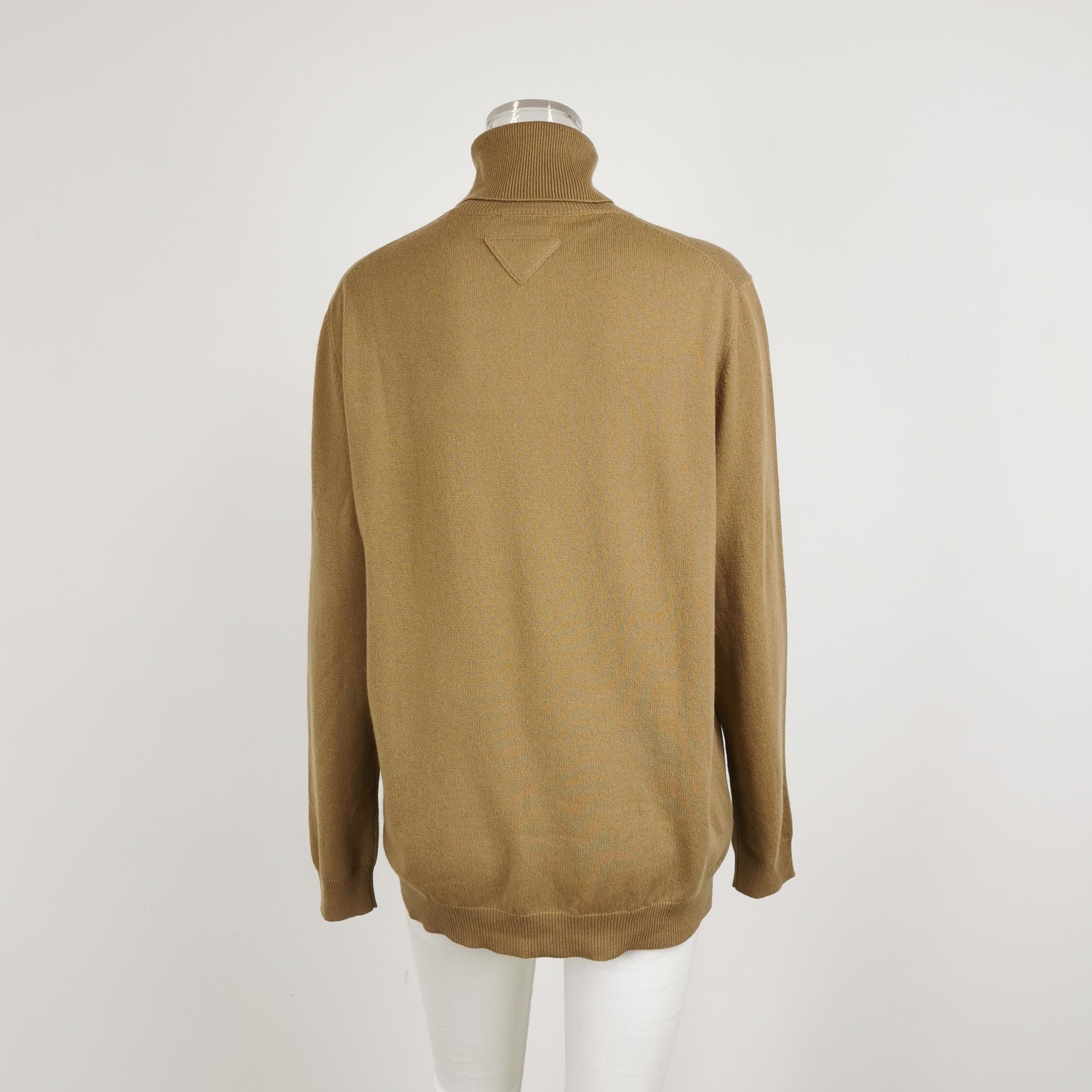 Prada Prada Cashmere Turtleneck Sweater in Beige - dmc Size L / US 10 / IT 46 - 3 Thumbnail