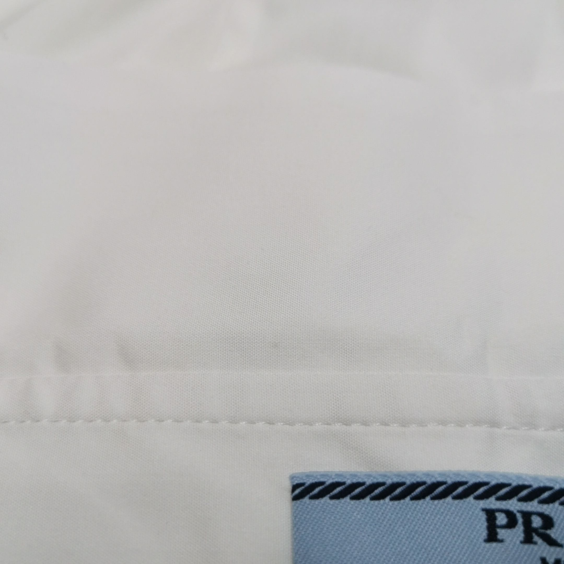 Prada Prada Logo Cotton Button-Up Shirt for Women - dmc Size M / US 6-8 / IT 42-44 - 10 Thumbnail