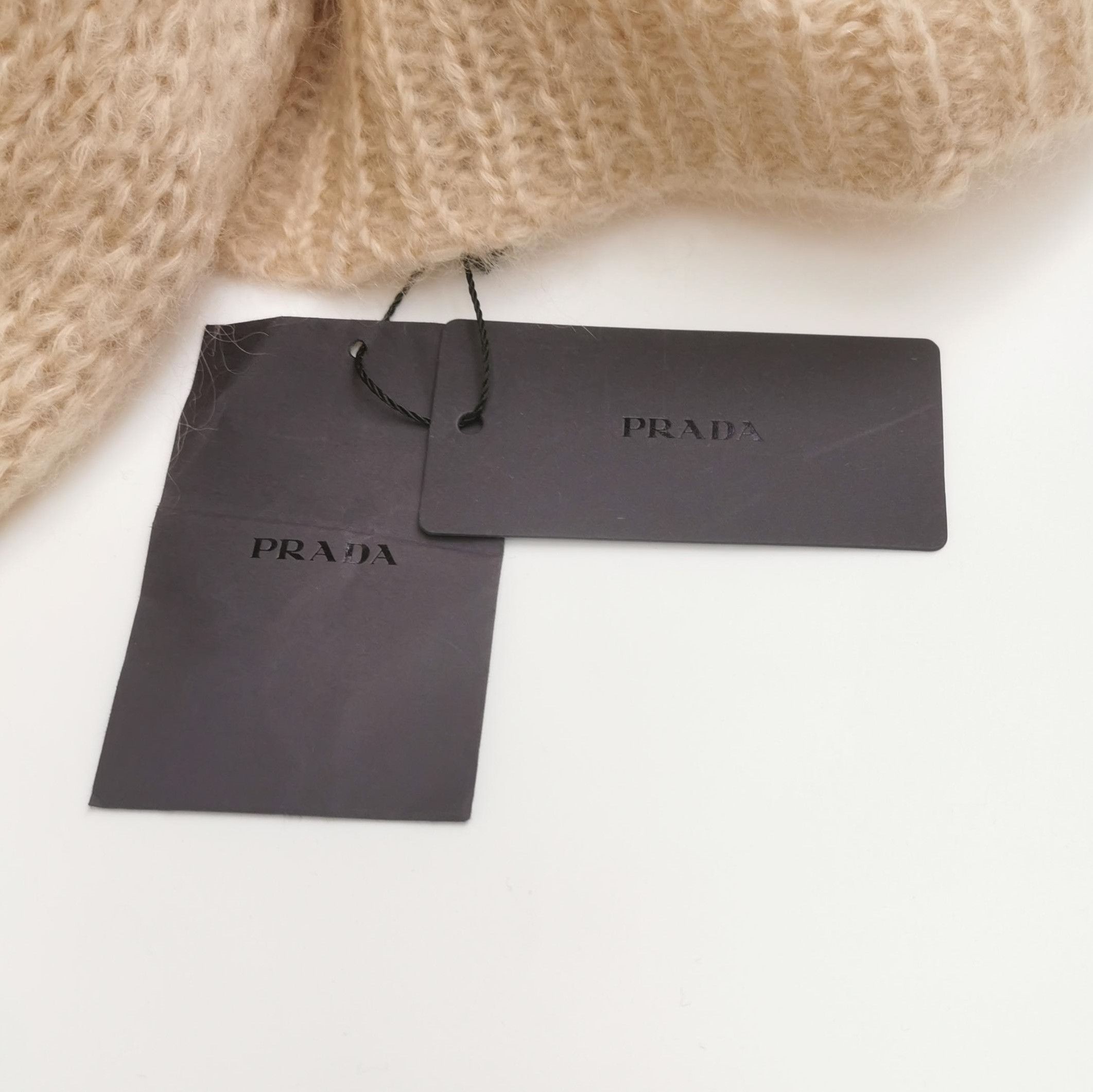 Prada Prada Beige Wool Blend Turtleneck Sweater - dmc Size M / US 6-8 / IT 42-44 - 3 Thumbnail
