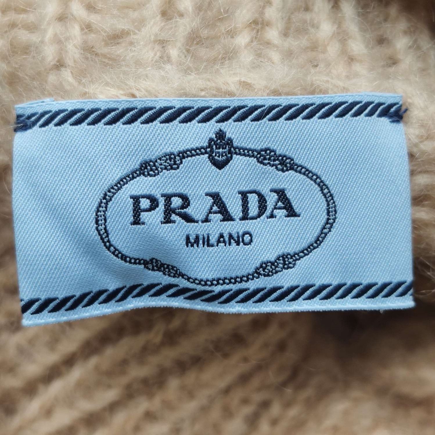 Prada Prada Beige Wool Blend Turtleneck Sweater - dmc Size M / US 6-8 / IT 42-44 - 5 Thumbnail