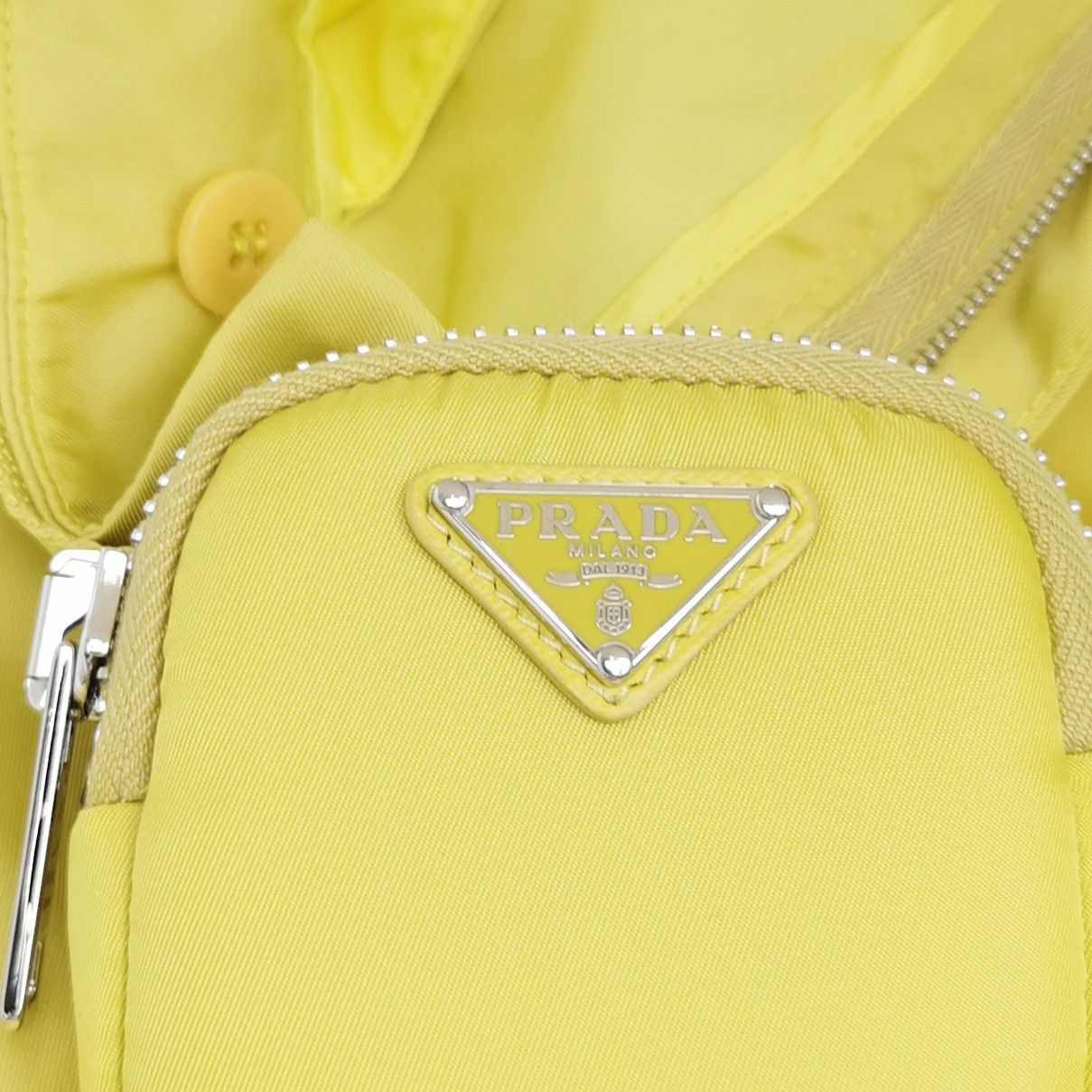 Prada Prada Yellow Belted Shorts Size 40 - dmc Size 40" / US 18 - 3 Thumbnail