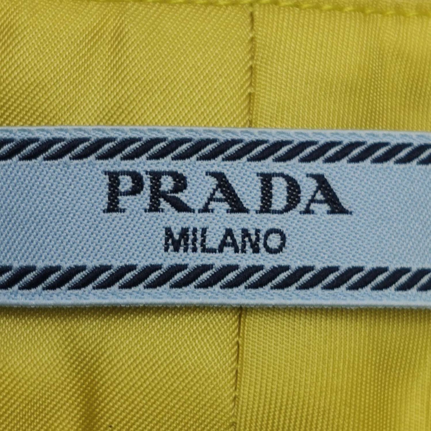 Prada Prada Yellow Belted Shorts with Pockets - dmc Size 40" / US 18 - 5 Thumbnail