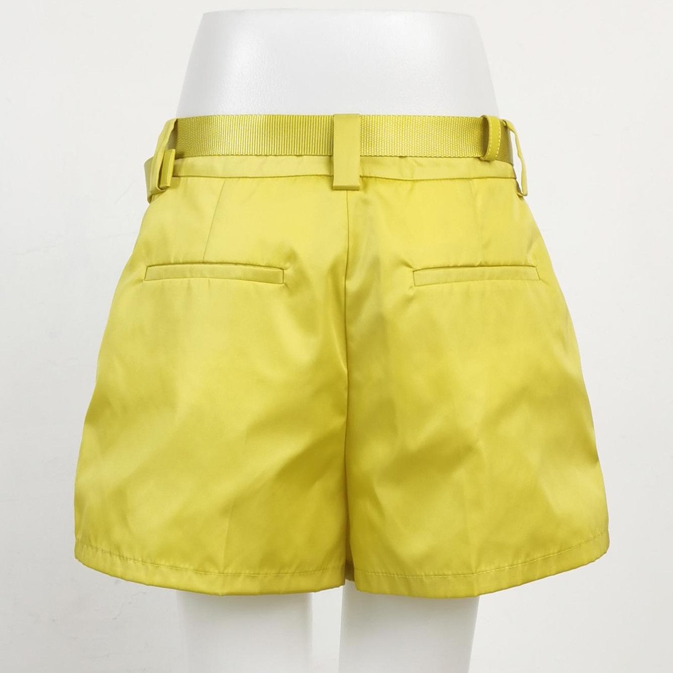 Prada Prada Yellow Belted Short Pants Size 40 - dmc Size 40" / US 18 - 2 Thumbnail