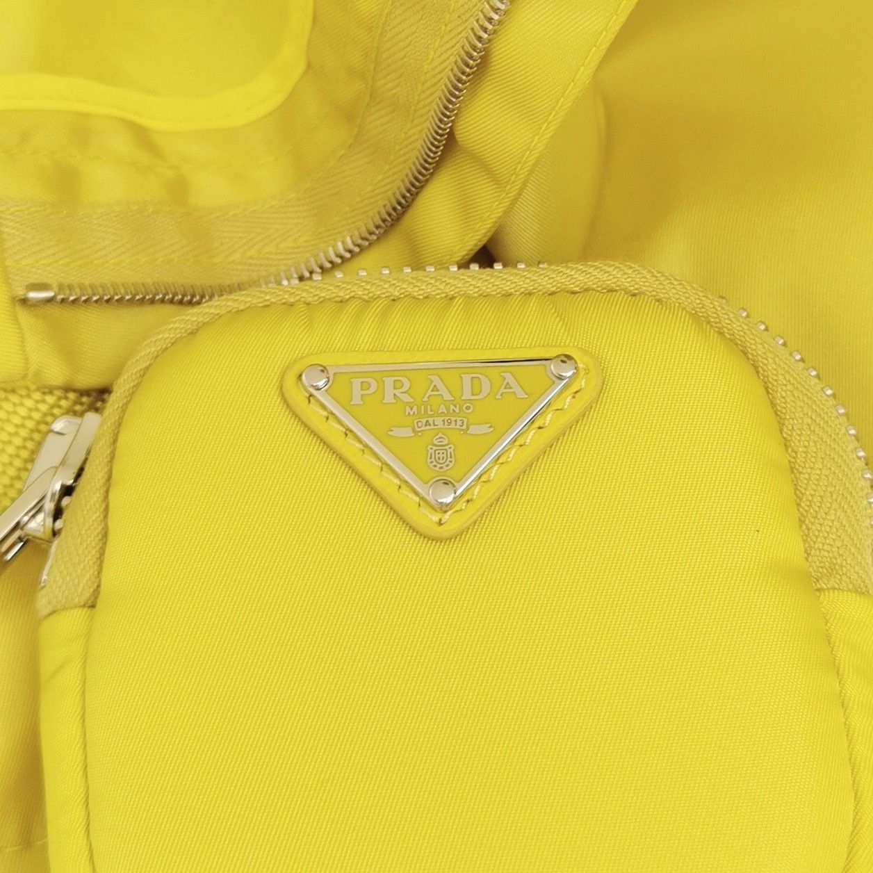 Prada Prada Yellow Belted Shorts with Pocket - dmc Size 38" / US 16 / IT 52 - 3 Thumbnail