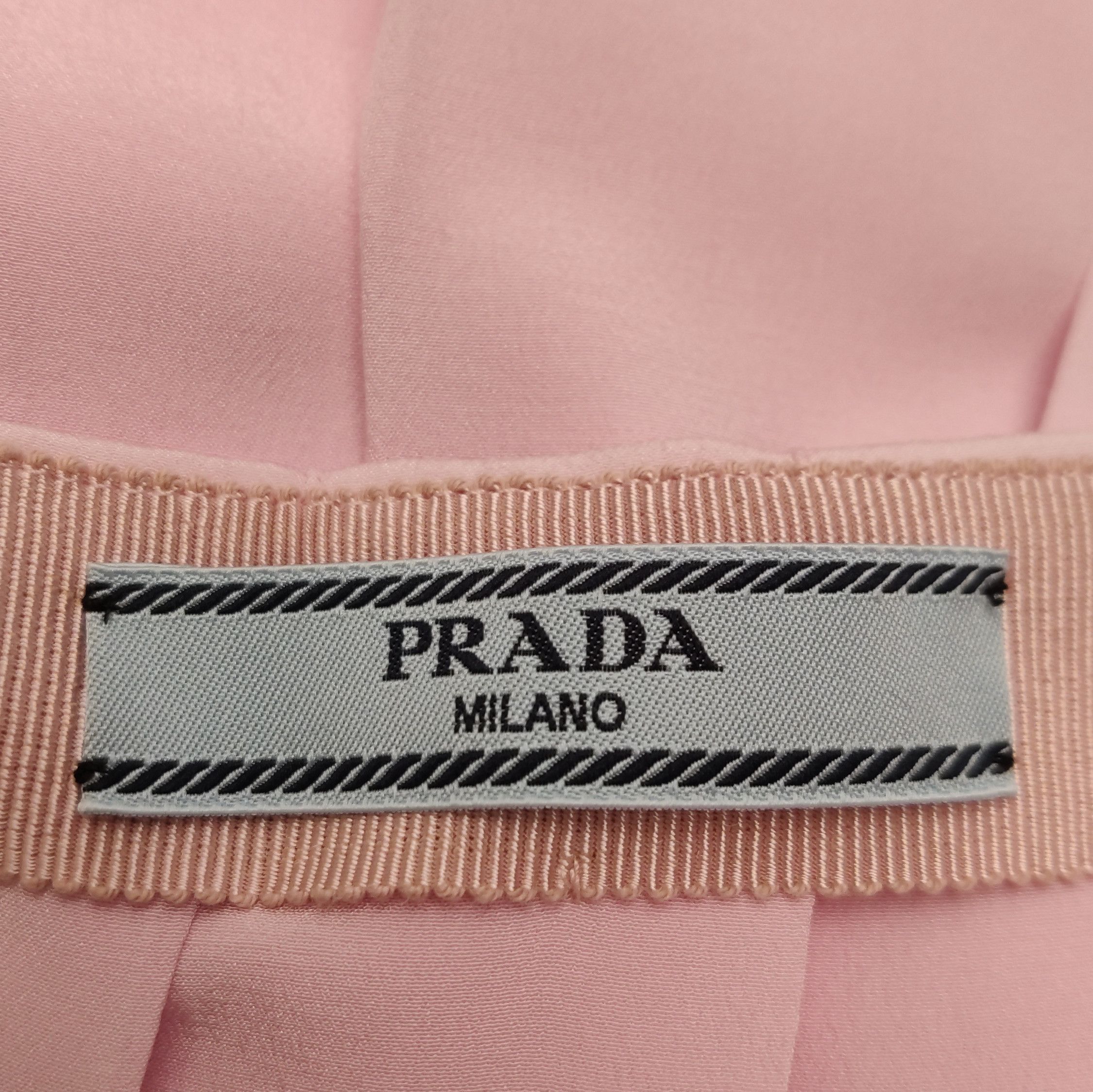 Prada Prada Pink Mulberry Silk Pleated Skirt - dmc Size 22" - 8 Thumbnail