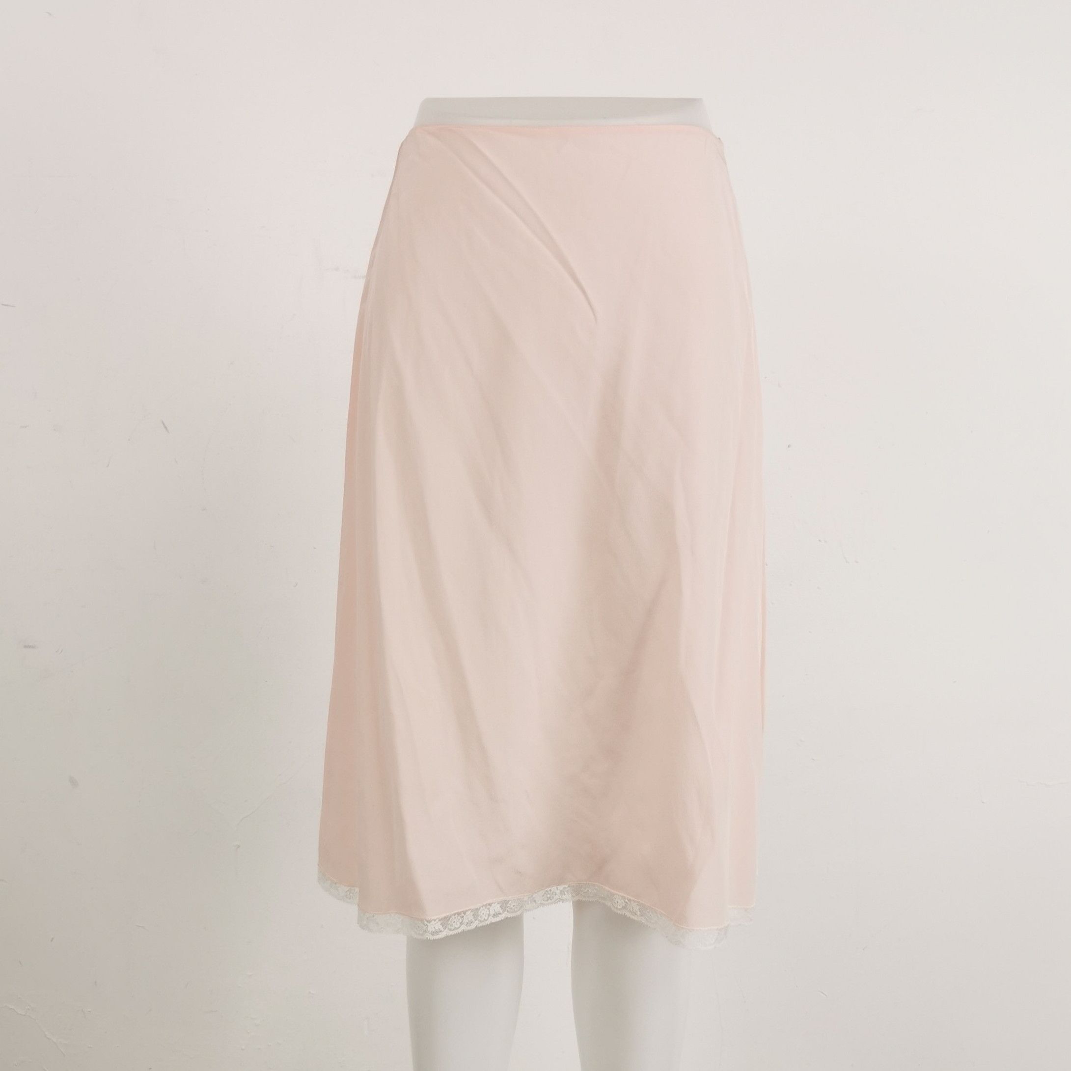 Prada Prada Pink Mulberry Silk Pleated Skirt - dmc Size 22" - 3 Thumbnail