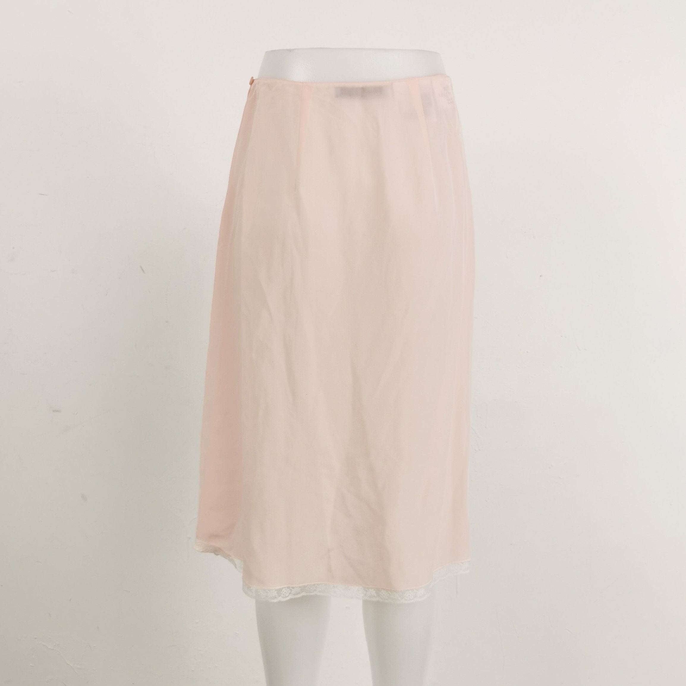 Prada Prada Pink Mulberry Silk Pleated Skirt - dmc Size 22" - 4 Thumbnail