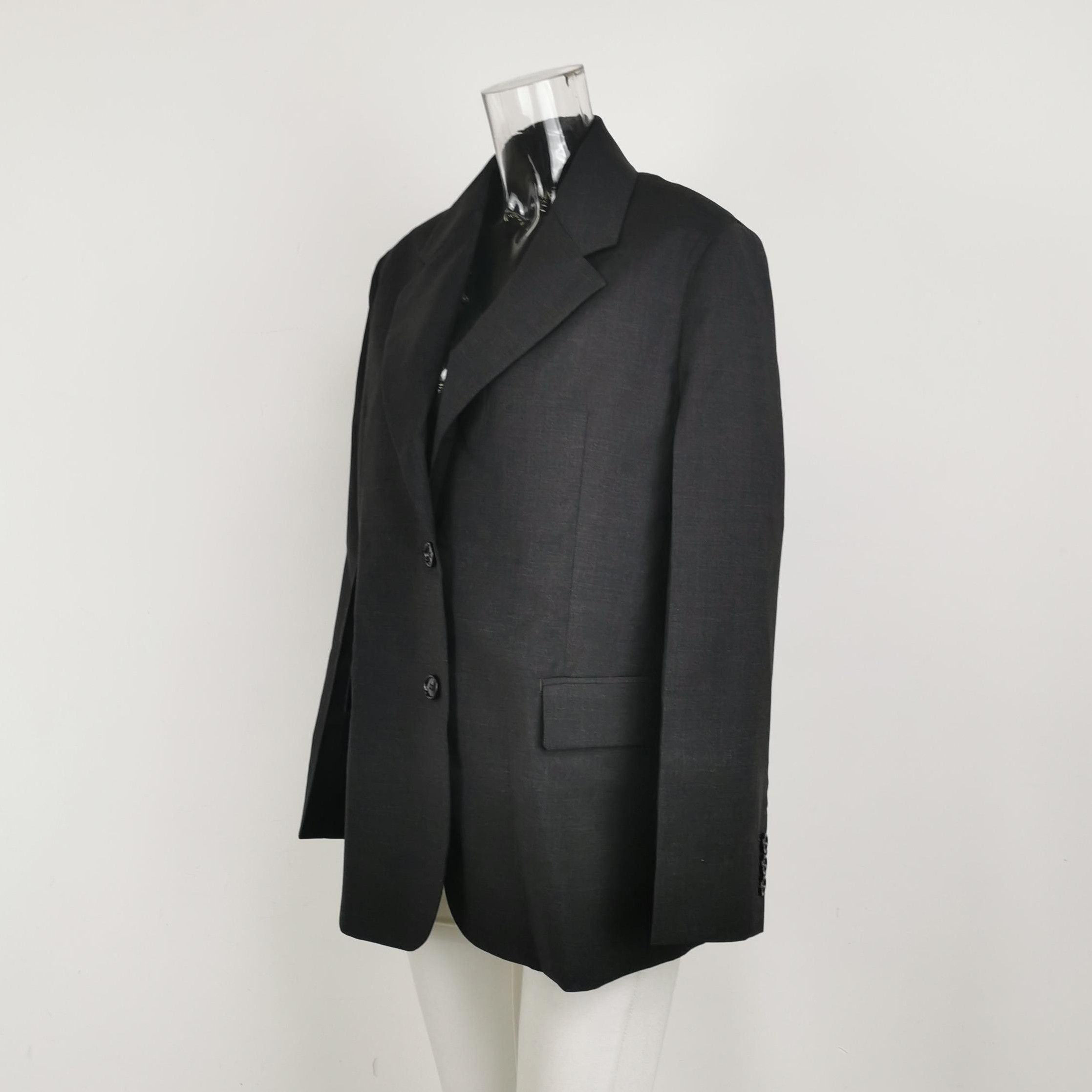 Prada Prada Wool V-Neck Coat Size 40 - dmc Size L / US 10 / IT 46 - 2 Thumbnail