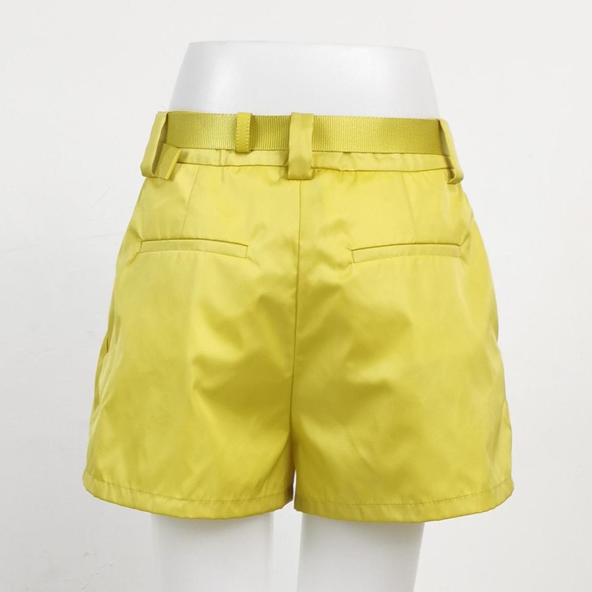 Prada Prada Yellow Belted Shorts with Pouch - dmc Size 40" / US 18 - 2 Thumbnail