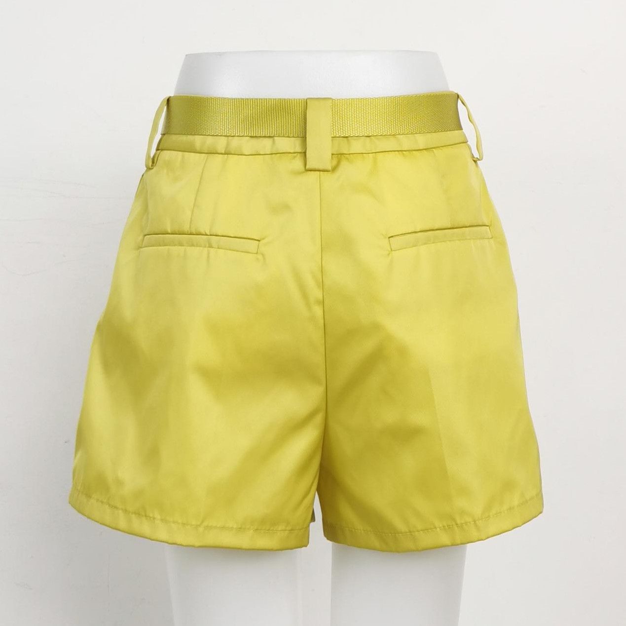 Prada Prada Yellow Belted Casual Shorts - dmc Size 40" / US 18 - 2 Thumbnail