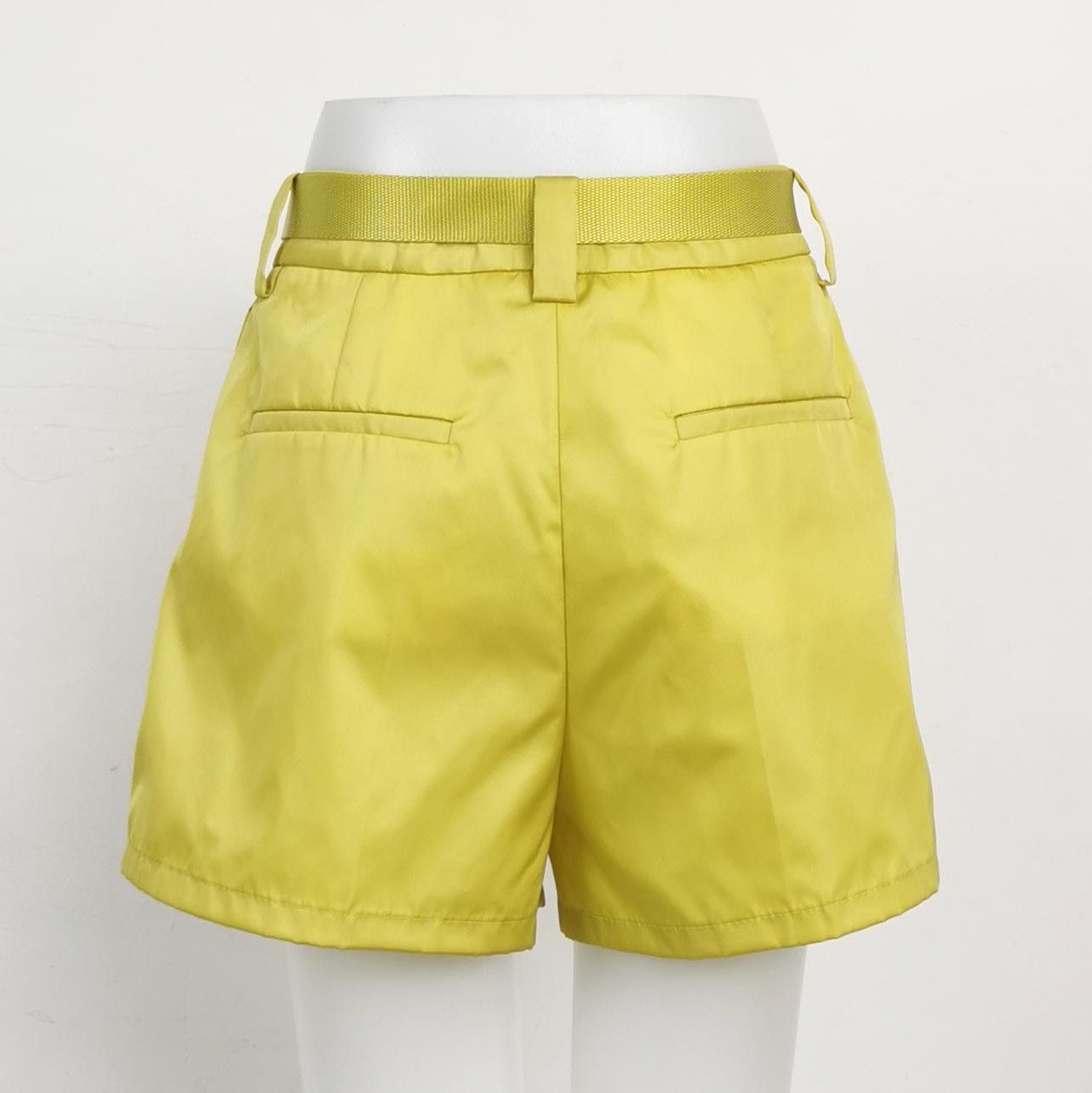 Prada Prada Yellow Belted Shorts with Pouch - dmc Size 40" / US 18 - 2 Thumbnail
