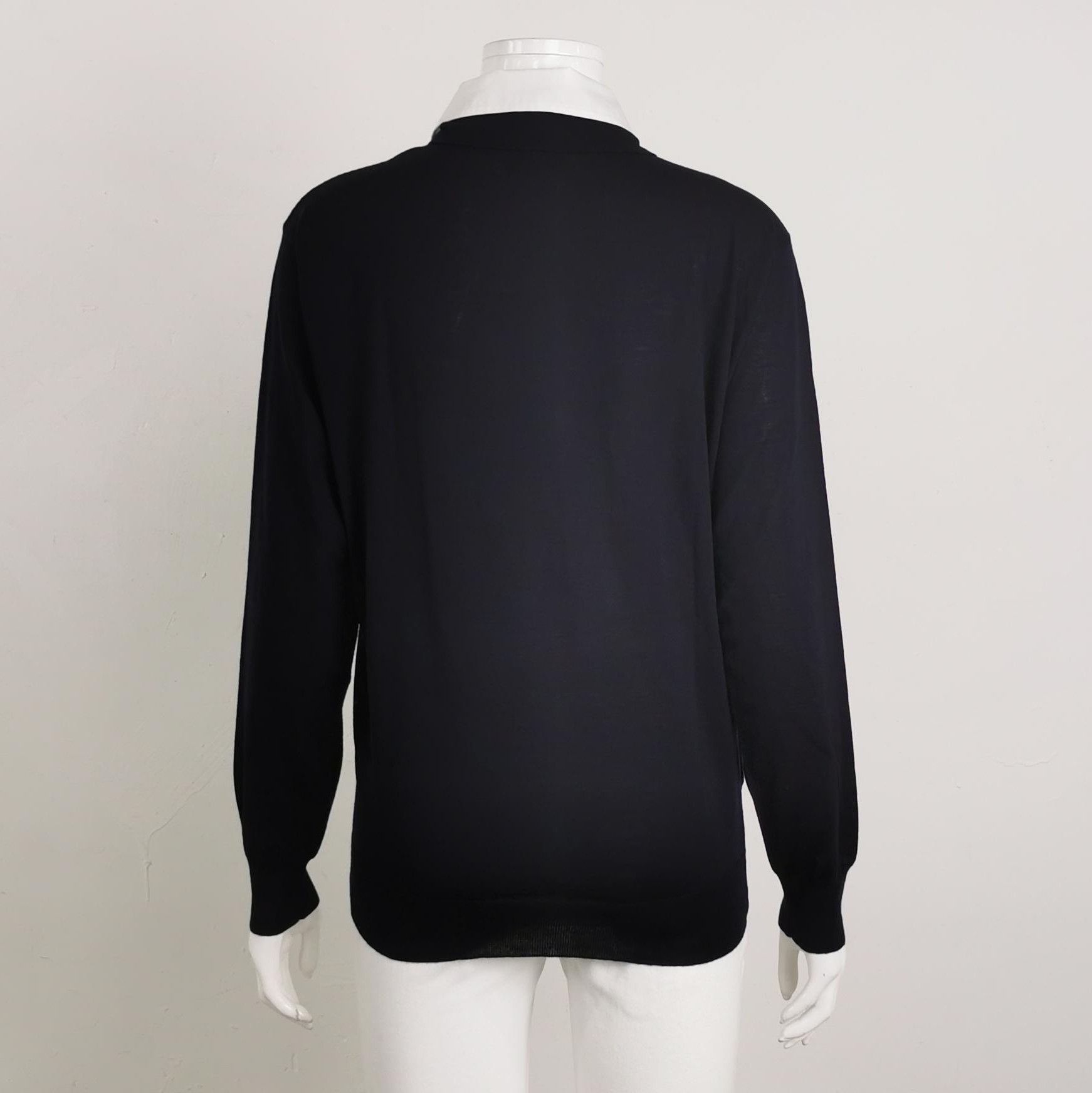Prada Prada Colorblock Long Sleeve Knit Sweater - dmc Size M / US 6-8 / IT 42-44 - 2 Thumbnail