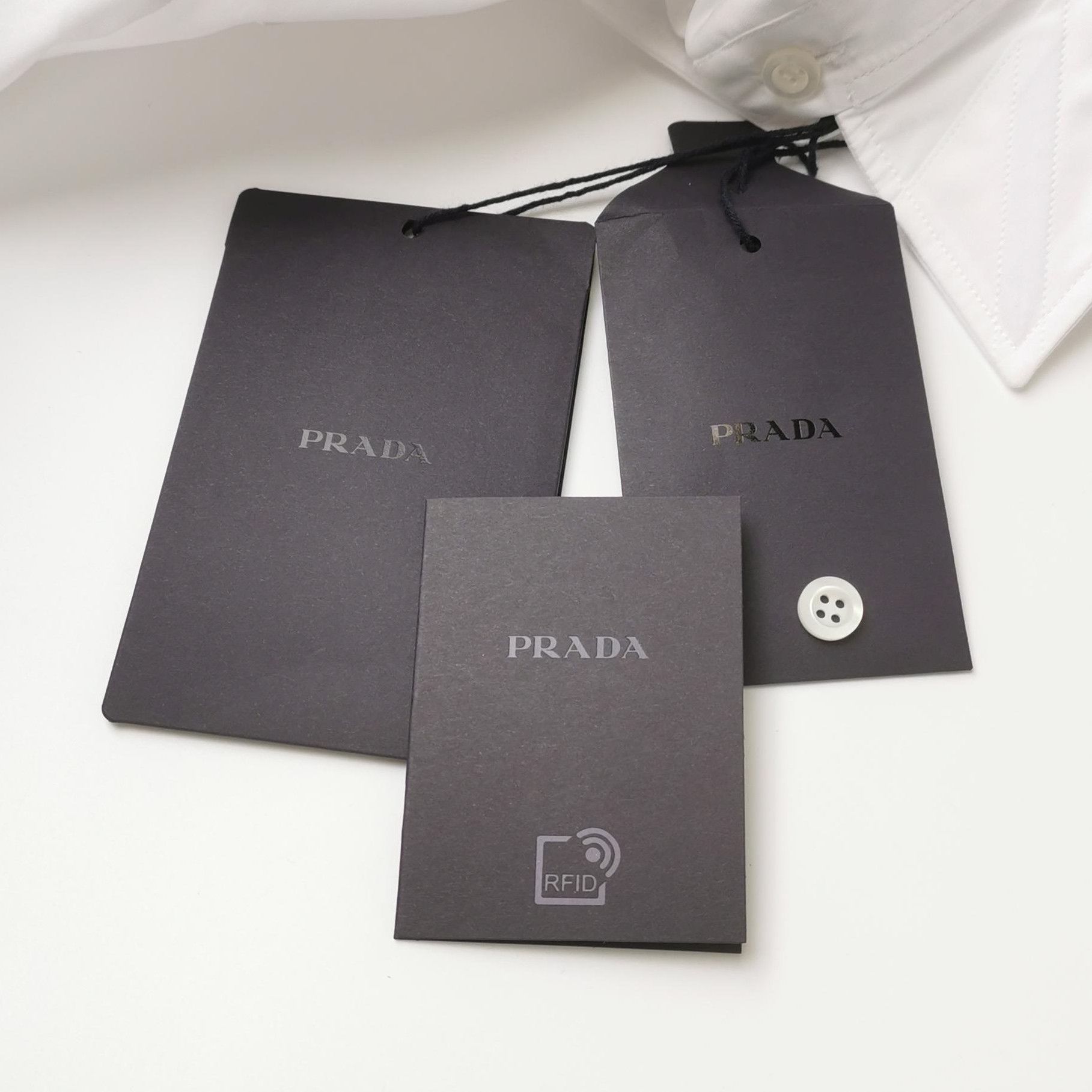 Prada Prada Cotton Poplin Button-Up Shirt - dmc Size S / US 4 / IT 40 - 3 Thumbnail