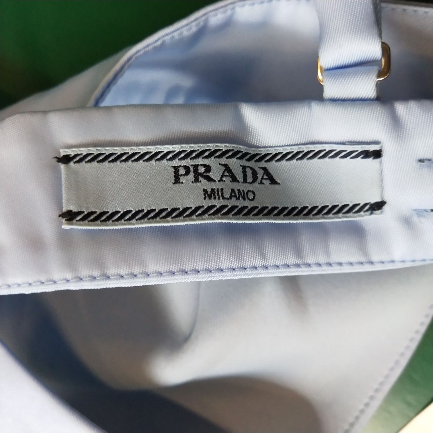 Prada Prada Triangle Logo Light Blue Vest 38 Size - dmc Size S / US 4 / IT 40 - 6 Thumbnail