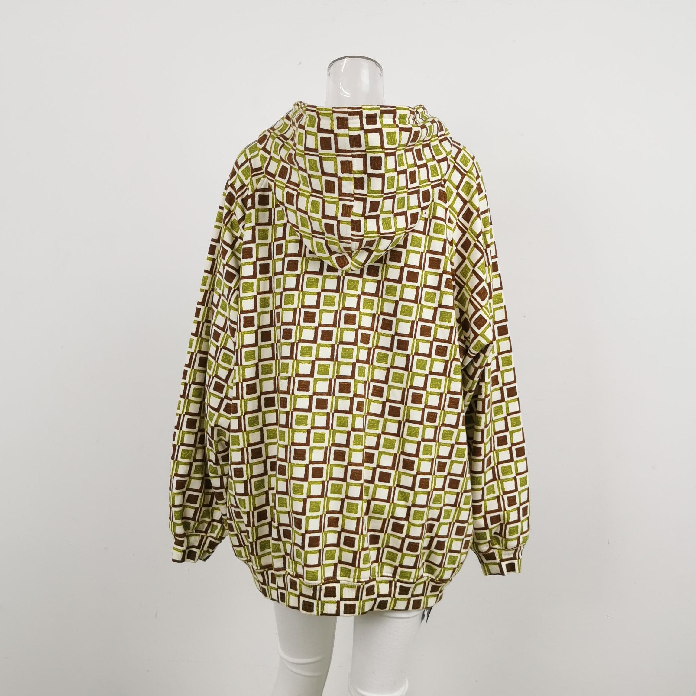 Prada Prada Colorful Check Pattern Hoodie - dmc Size L / US 10 / IT 46 - 2 Thumbnail