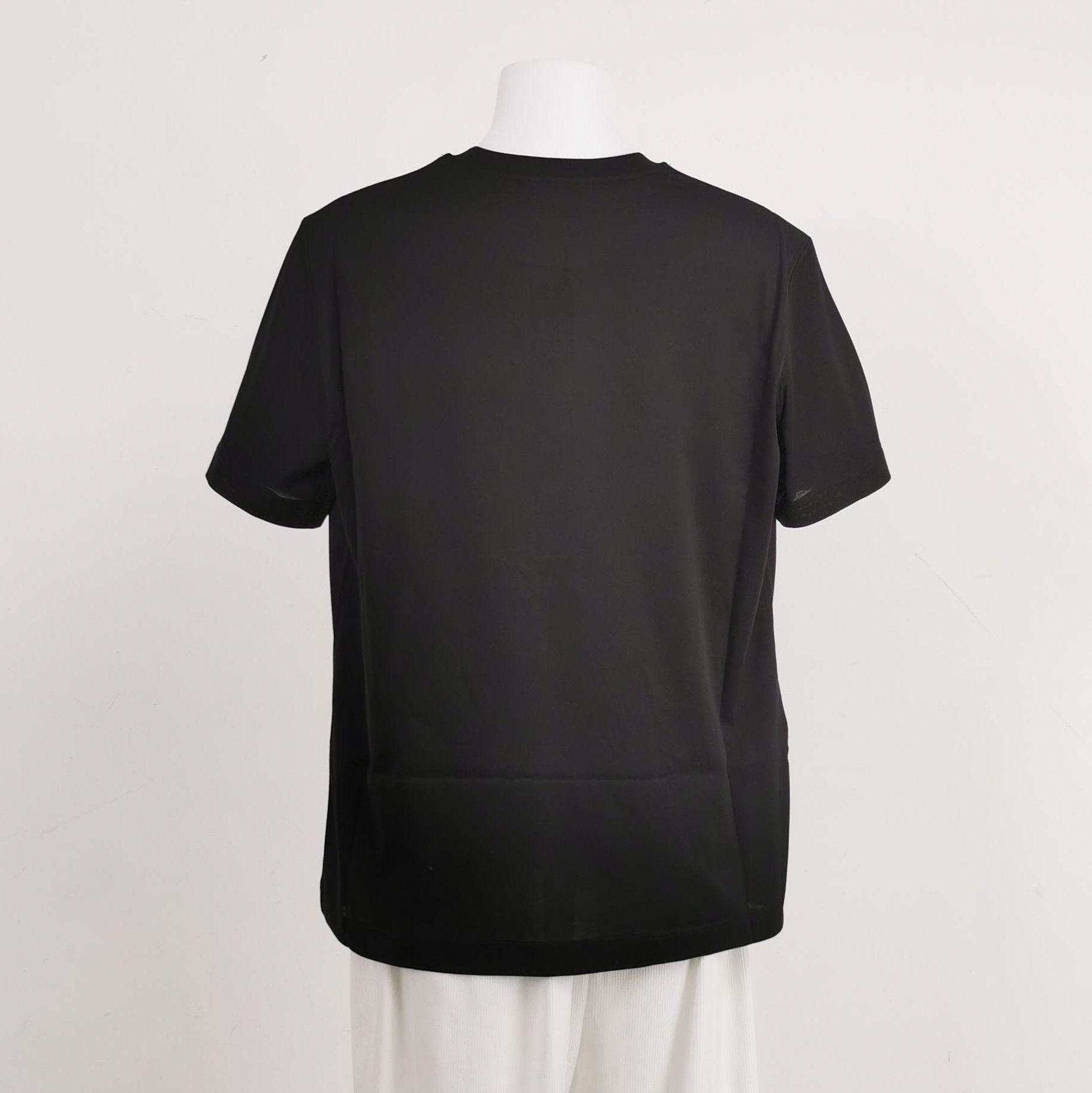Prada Prada Classic Cotton Black T-Shirt - dmc Size M / US 6-8 / IT 42-44 - 2 Thumbnail