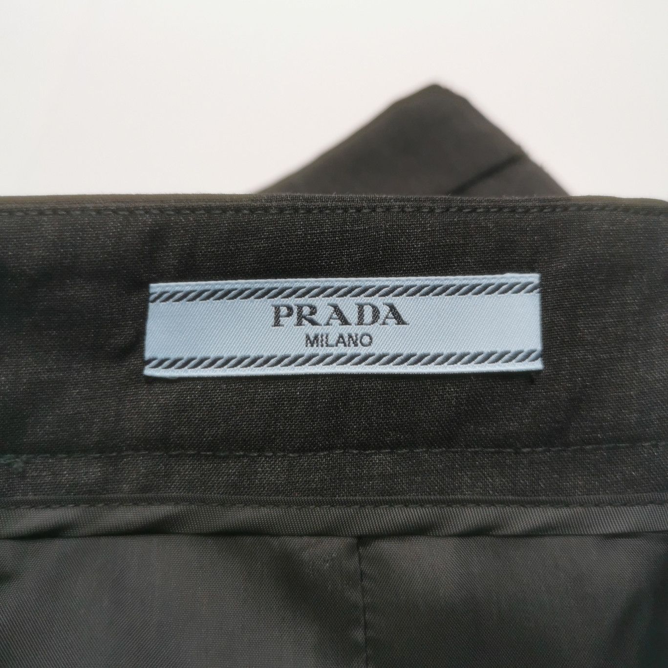 Prada Prada Wool Solid Midi Skirt Size 40 - dmc Size 40" / US 18 - 5 Thumbnail