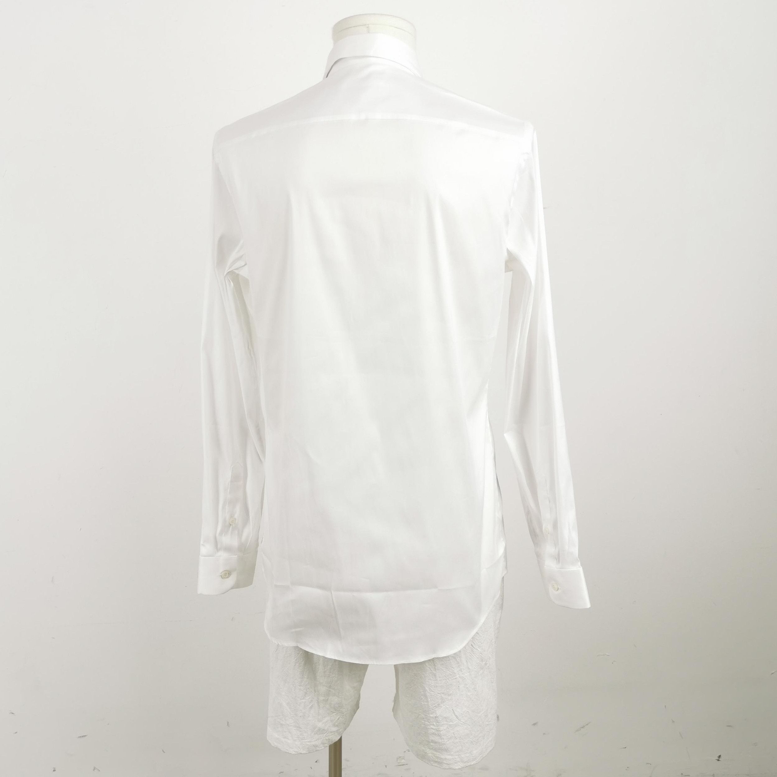 Prada Prada Cotton Single-Breasted Collar Shirt - dmc Size S / US 4 / IT 40 - 3 Thumbnail