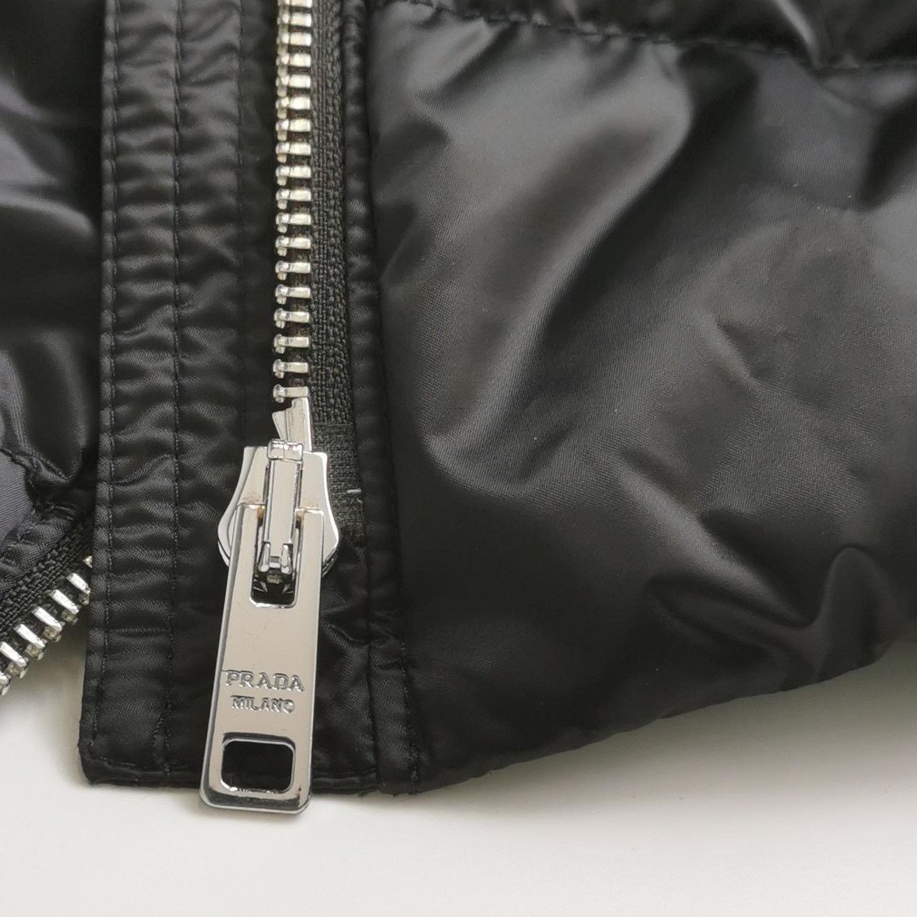 Prada Prada Black Zip Padded Coat Size 38 - dmc Size S / US 4 / IT 40 - 3 Thumbnail