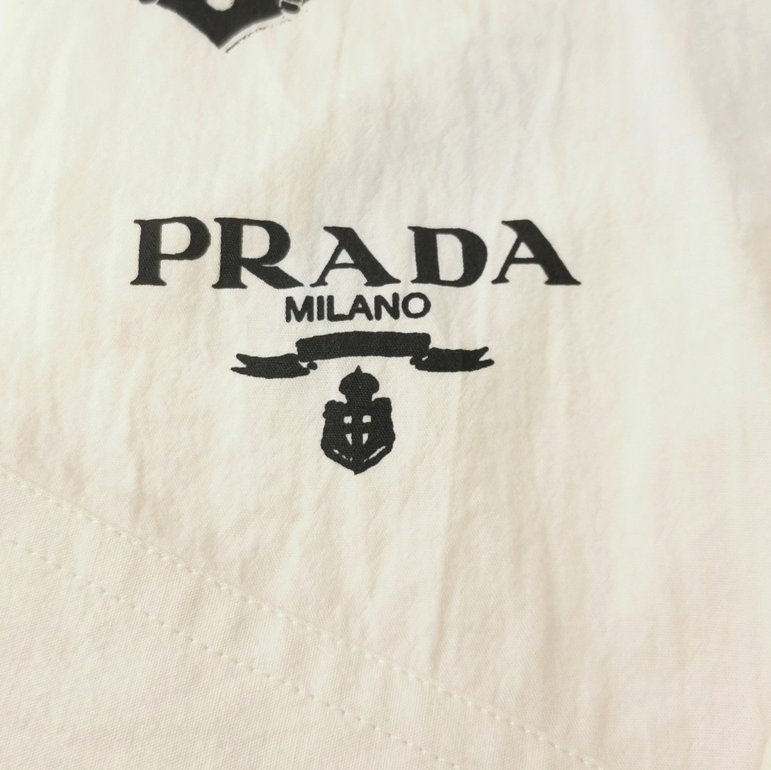 Prada Prada Logo Cotton Shirt Jumpsuit for Women - dmc Size 38" / US 16 / IT 52 - 3 Thumbnail